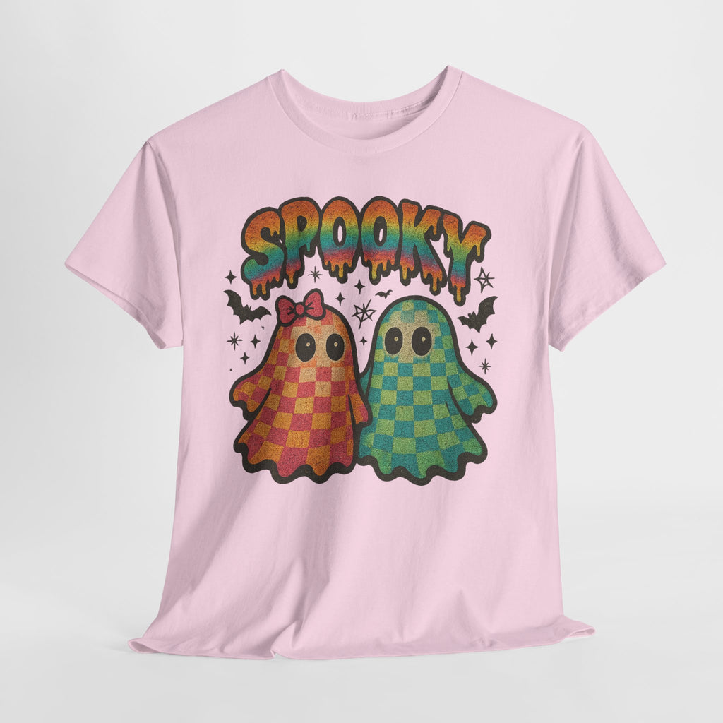 Spooky Pastel Ghosts Unisex Cotton Tee