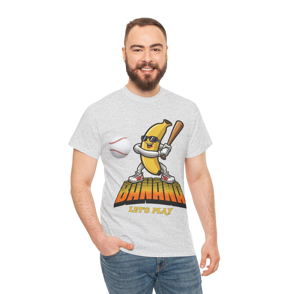 Banana Playing Baseball Tee