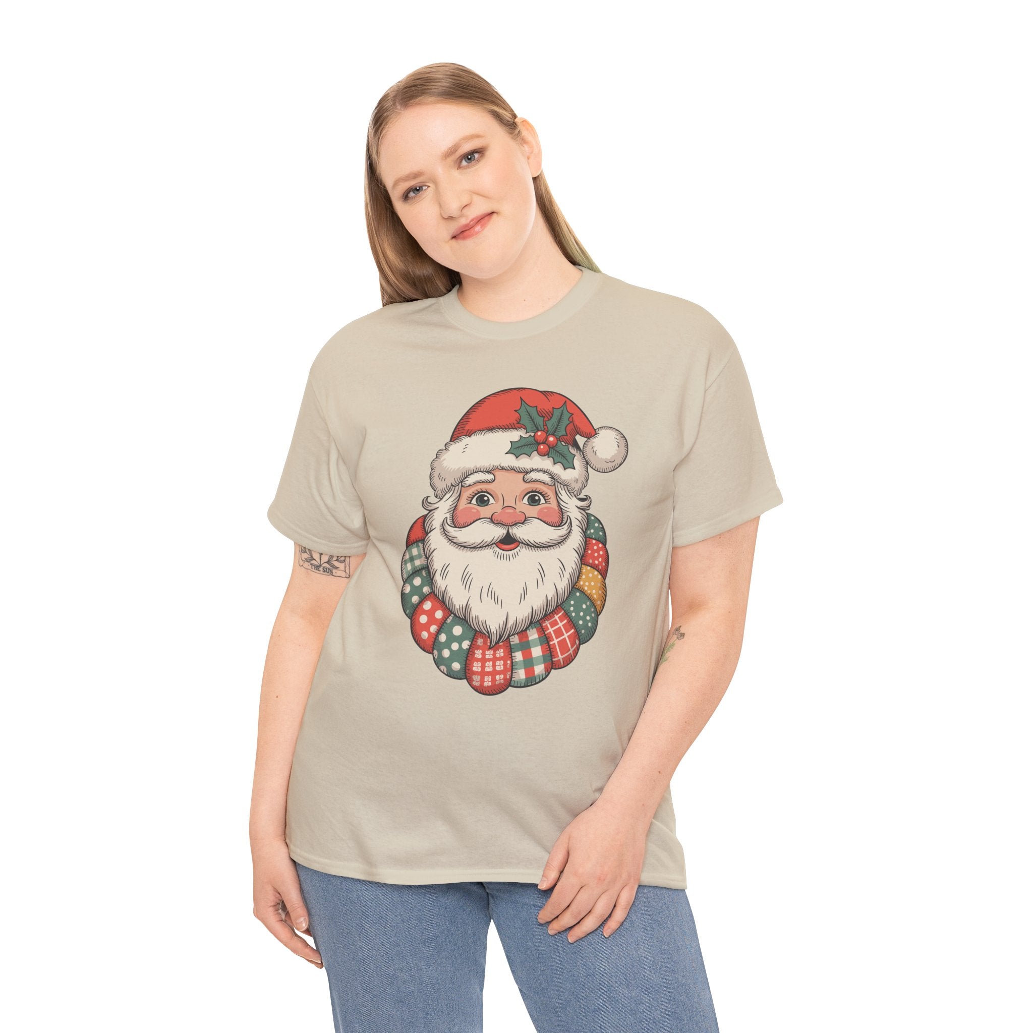 Vintage Santa Unisex Cotton Tee