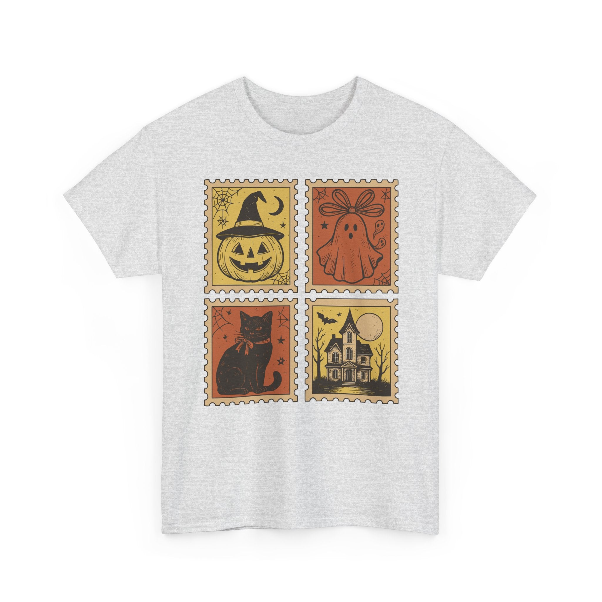 Halloween Stamp Collection Unisex Cotton Tee