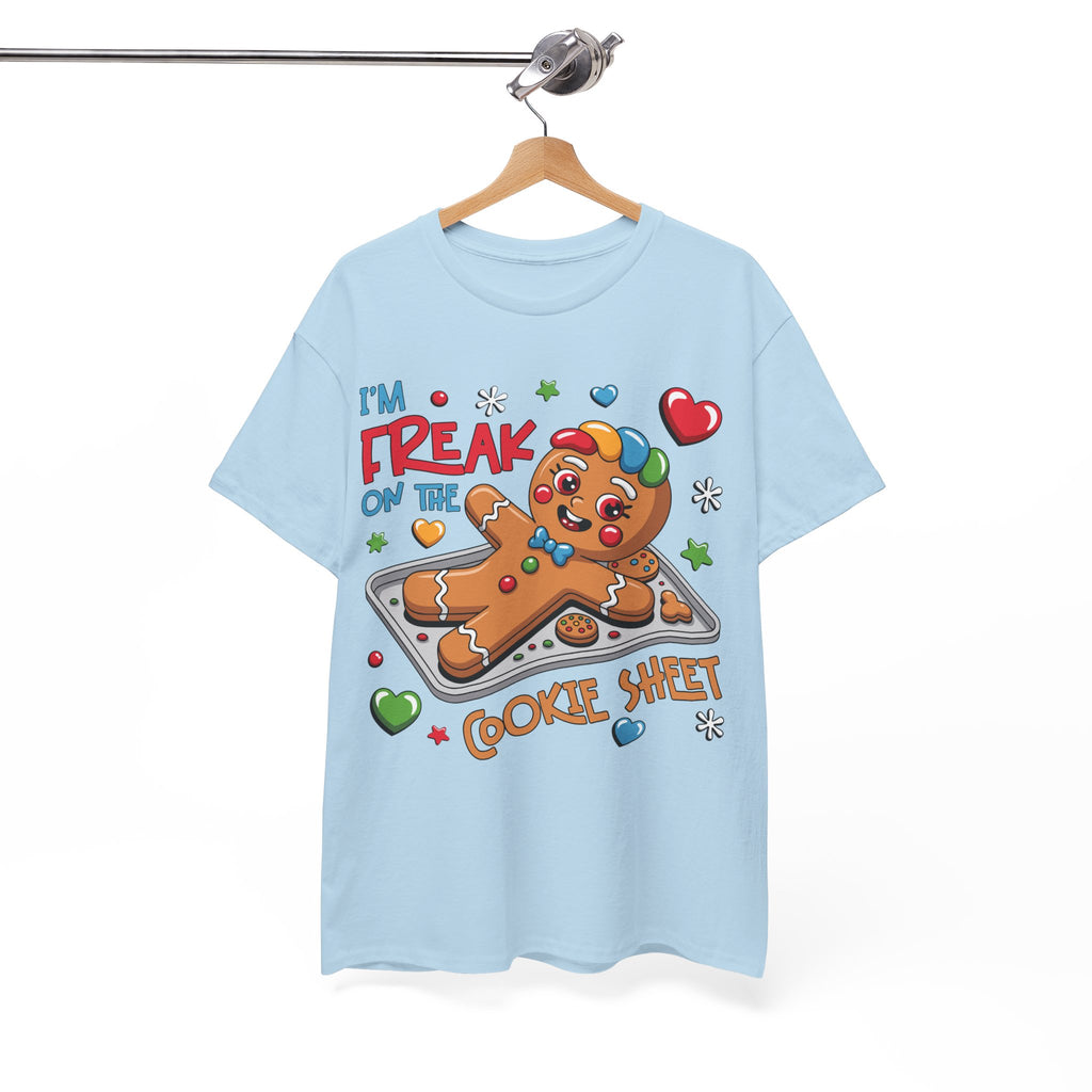 Gingerbread ‘I’m Freak on the Cookie Sheet’ Unisex Cotton Tee
