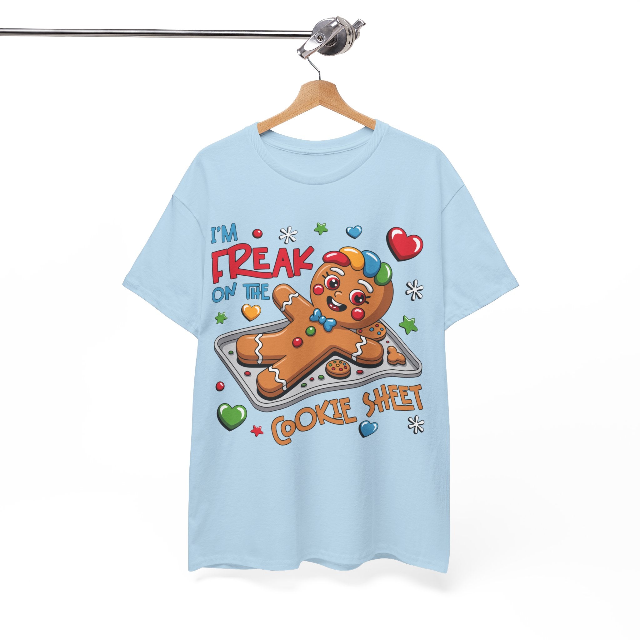 Gingerbread ‘I’m Freak on the Cookie Sheet’ Unisex Cotton Tee