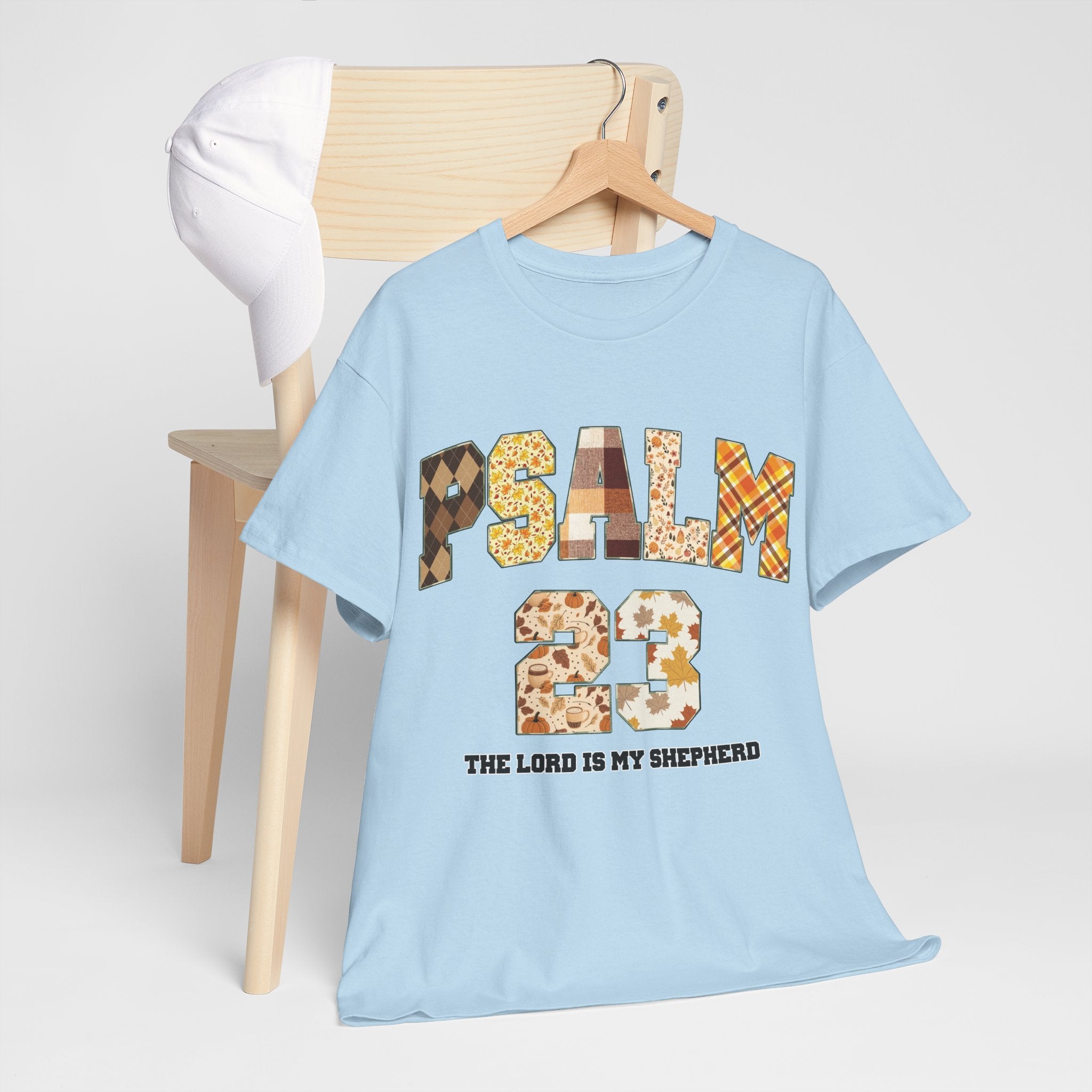 Psalm 23 Patchwork Unisex Cotton Tee