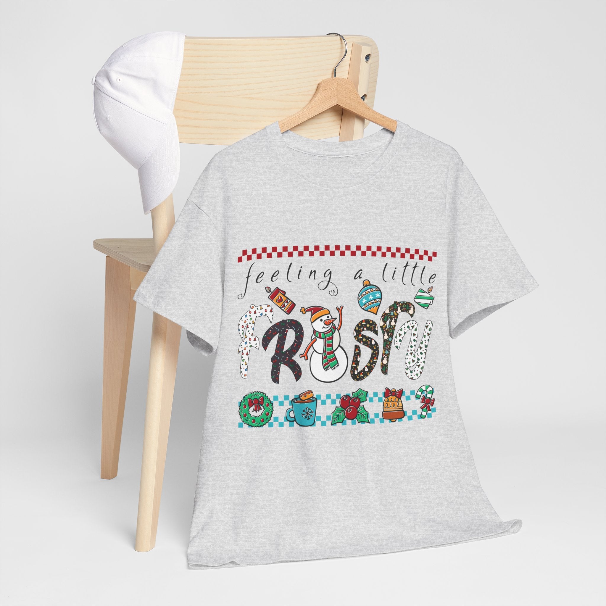 Christmas Frosty Unisex Cotton Tee