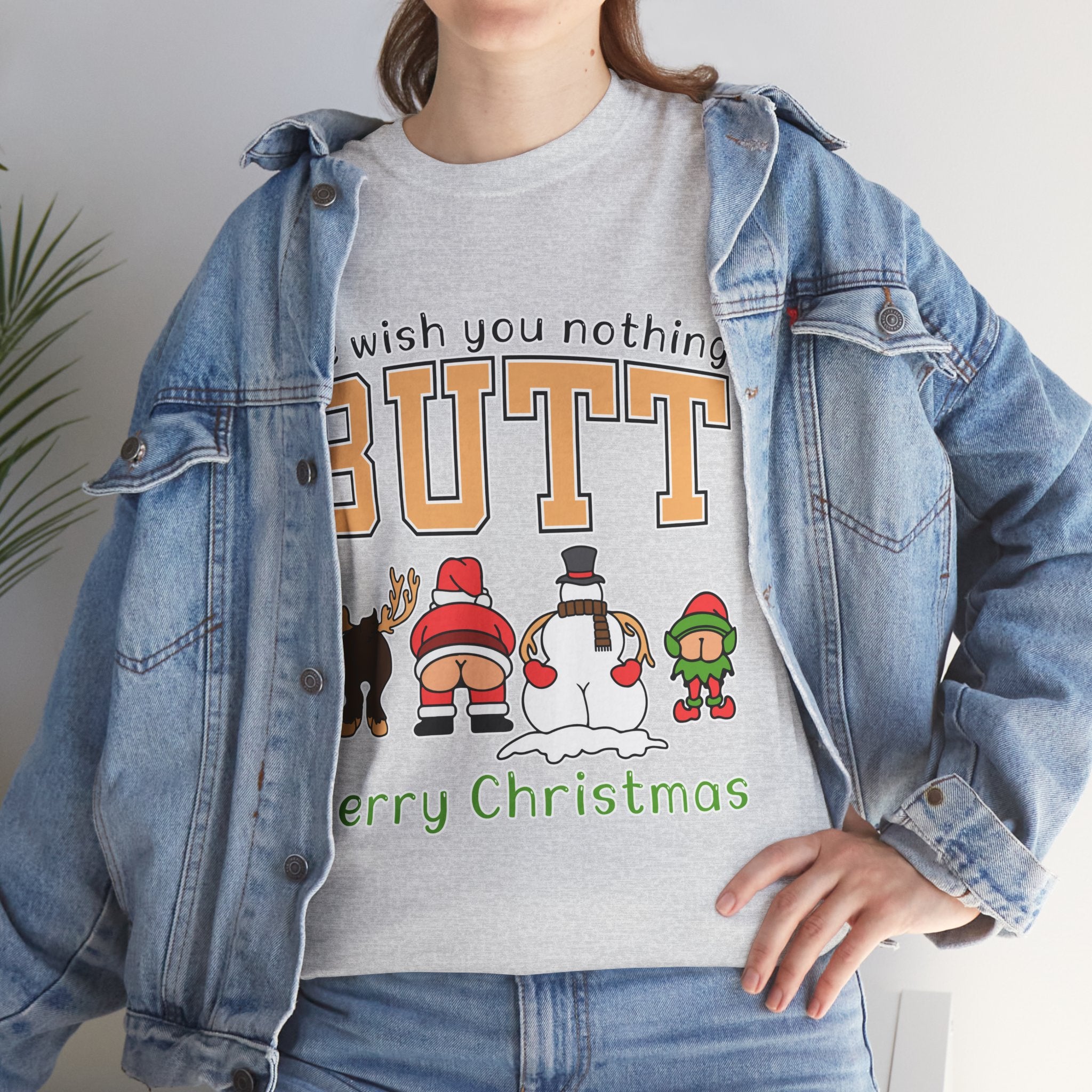 Christmas Butts Unisex Cotton Tee