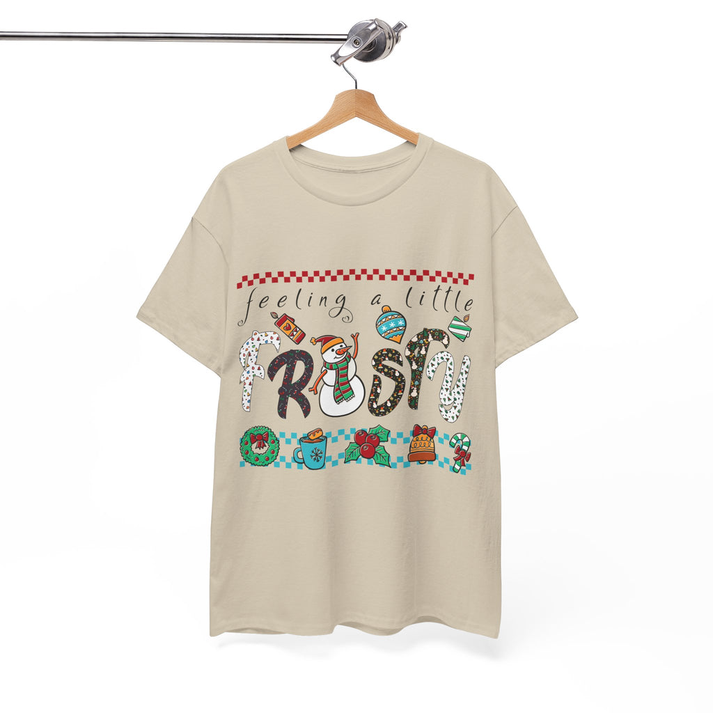 Christmas Frosty Unisex Cotton Tee