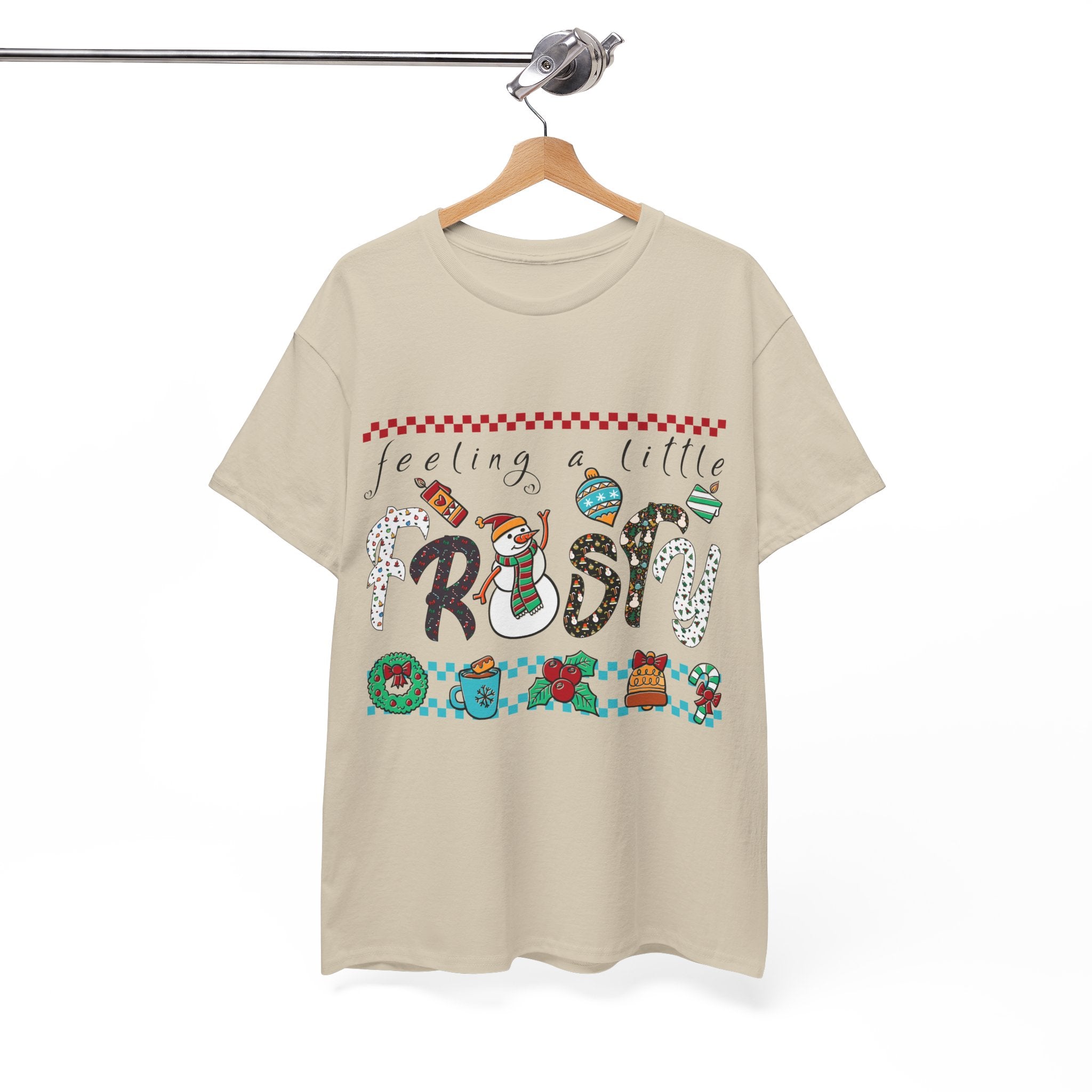 Christmas Frosty Unisex Cotton Tee