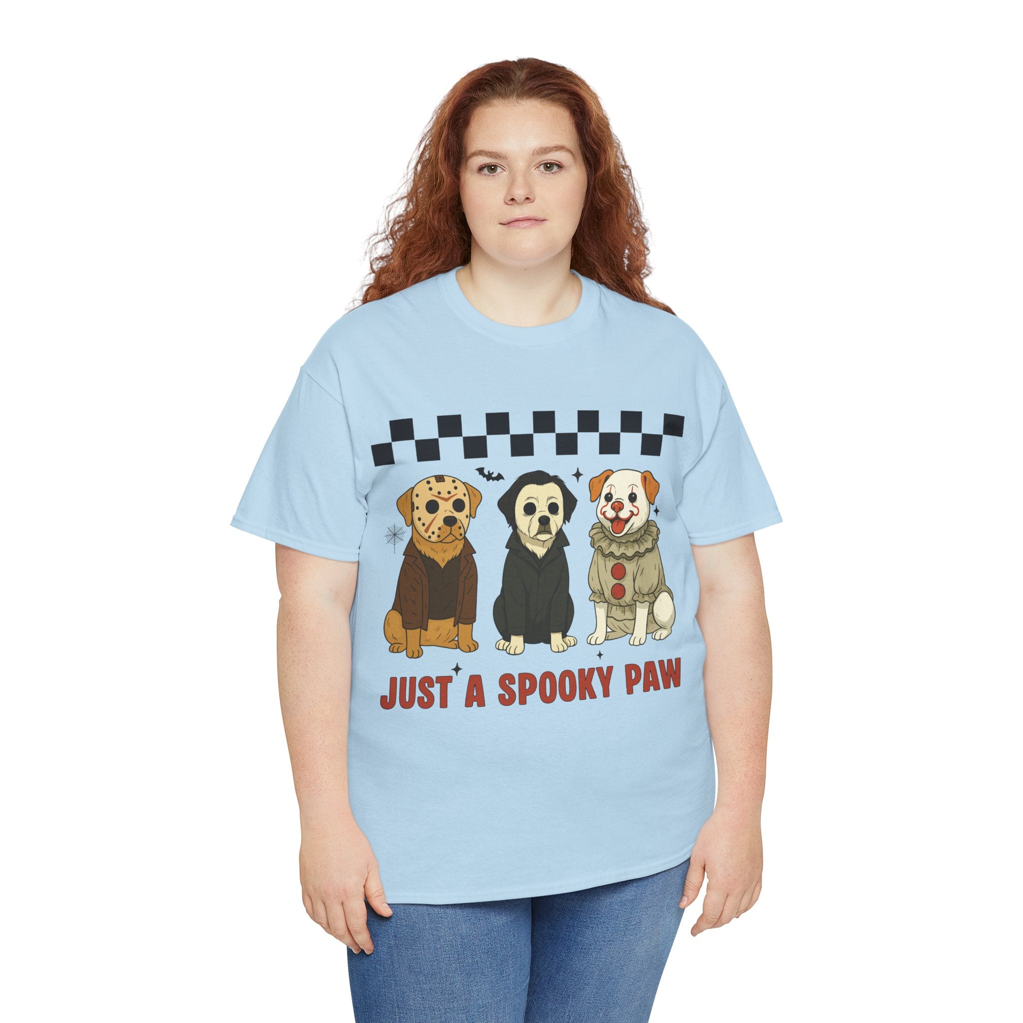 Halloween "Just A Spooky Paw" Unisex Cotton Tee