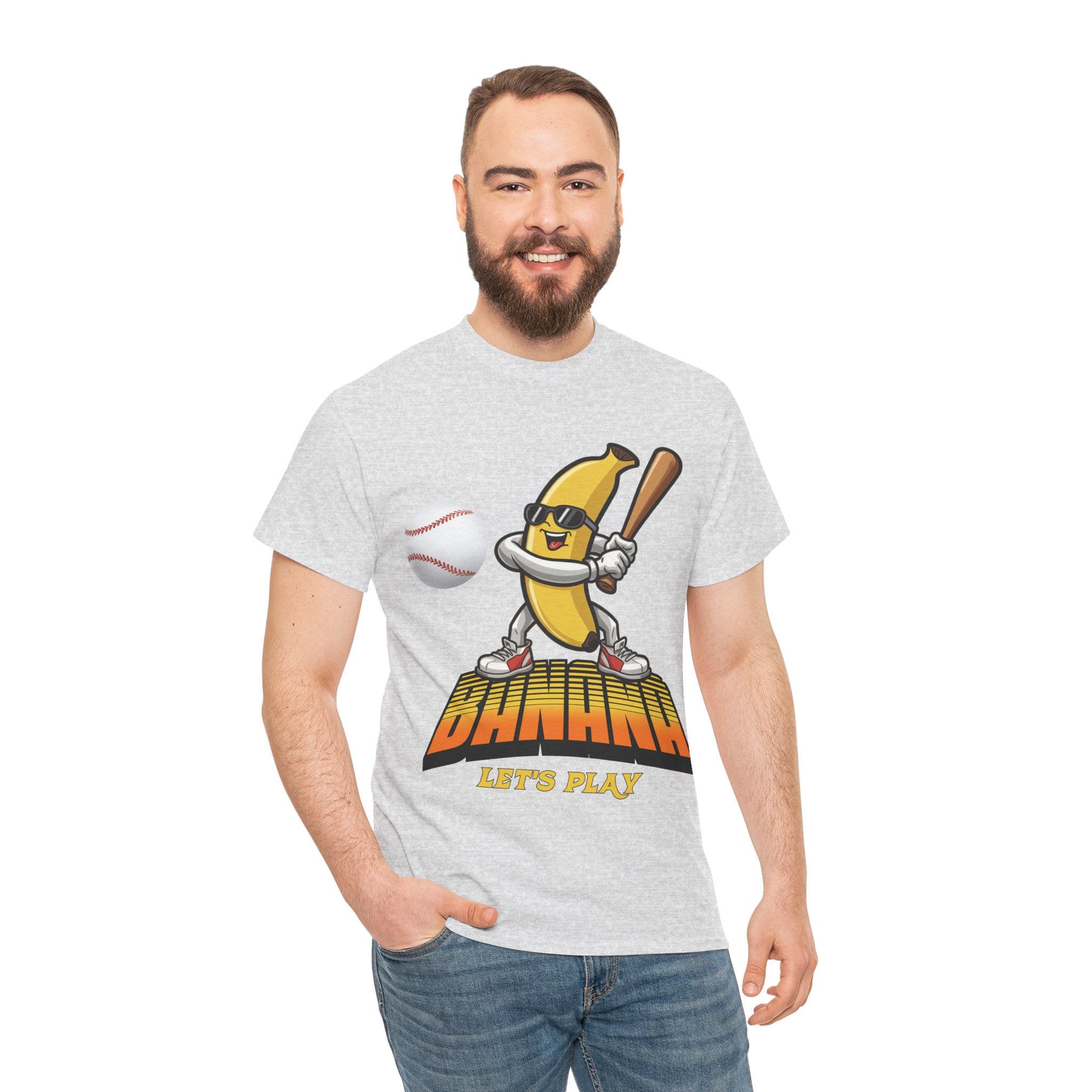 Banana Playing Baseball Tee