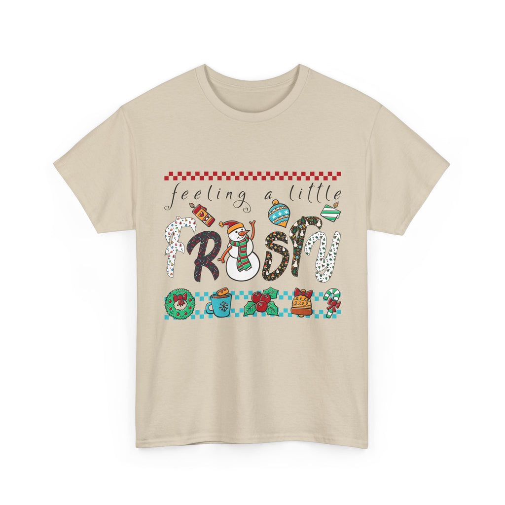 Christmas Frosty Unisex Cotton Tee