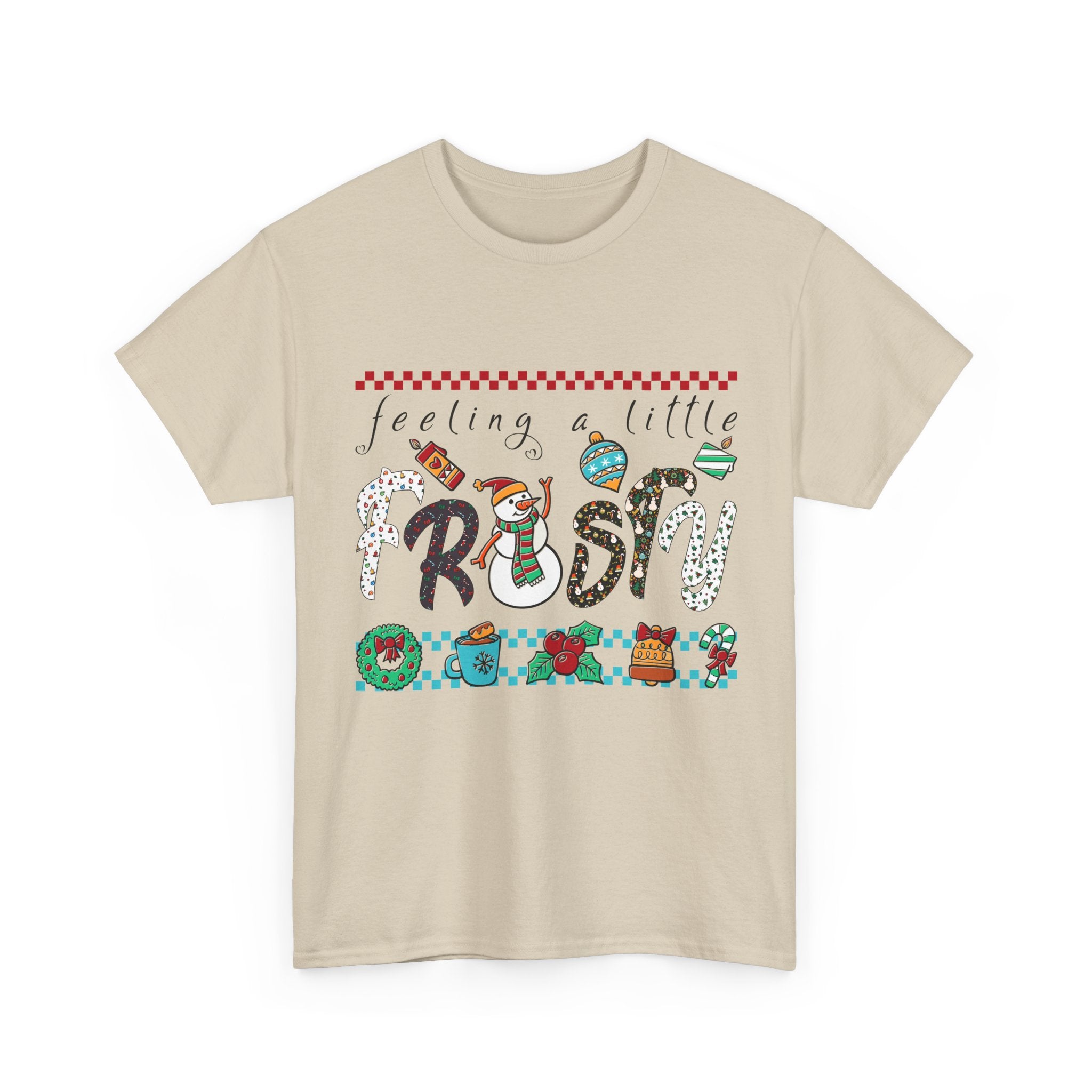 Christmas Frosty Unisex Cotton Tee