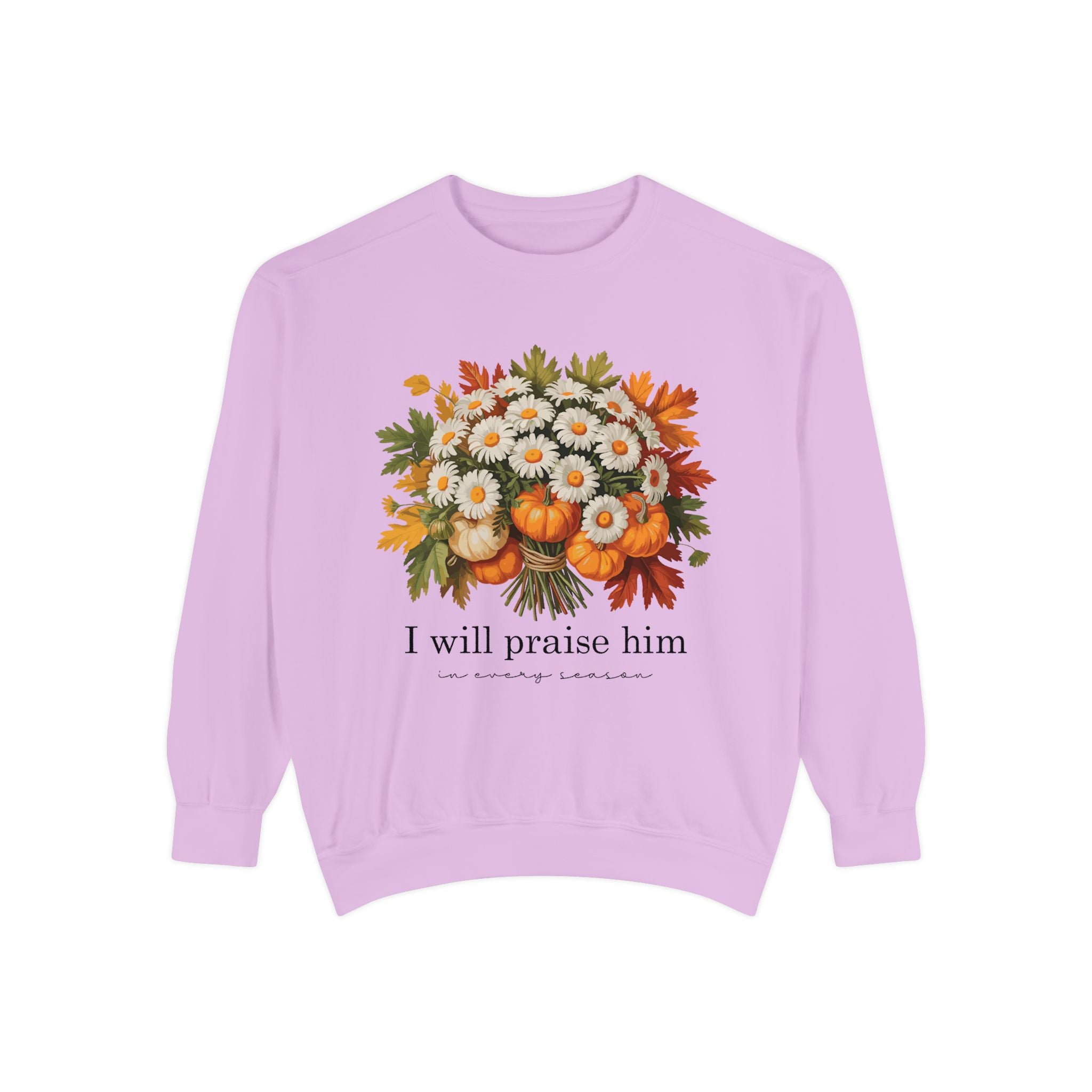 Praise Him Floral Sweatshirt- Unisex