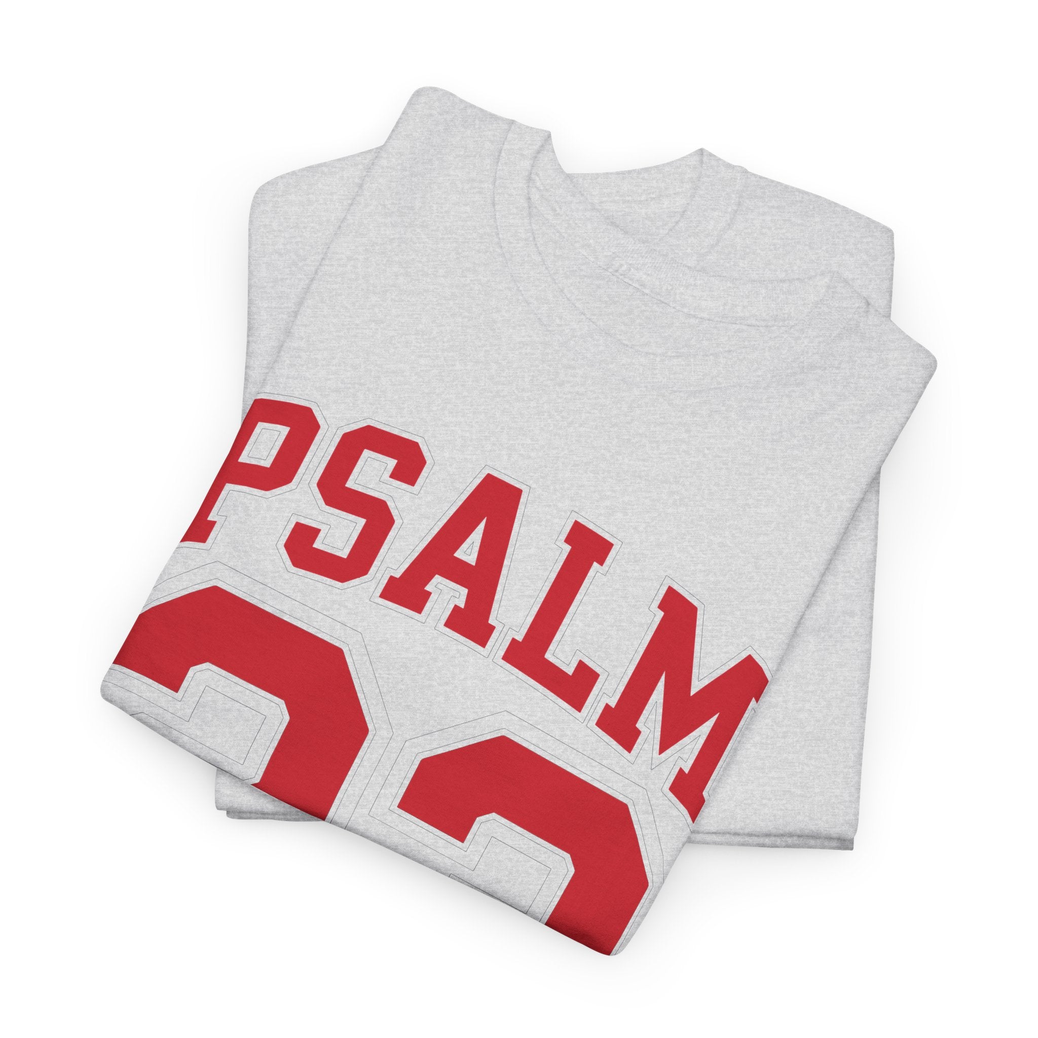 Psalm 23 Varsity T-Shirt — “The Lord Is My Shepherd” Unisex Cotton Tee