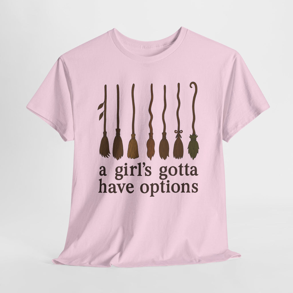 Witch Brooms Options Unisex Cotton Tee