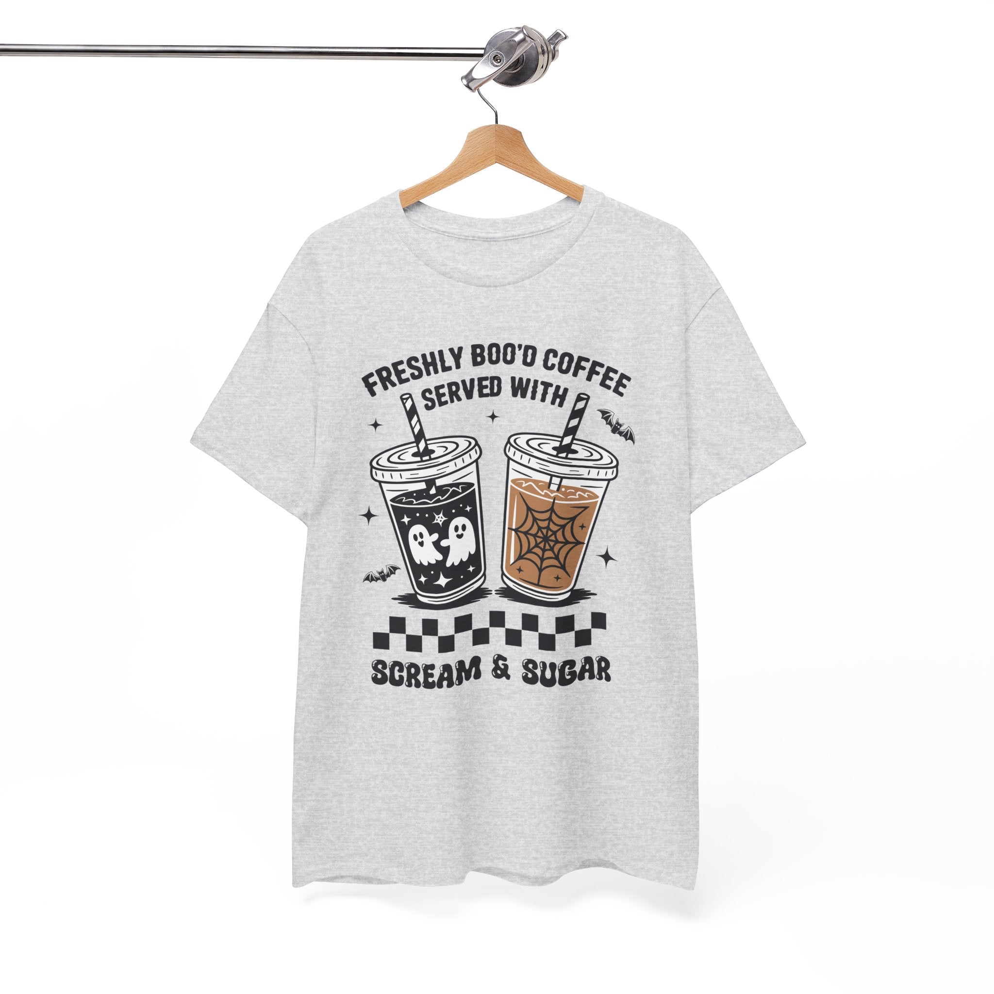 Halloween Iced Coffee Unisex Cotton Tee