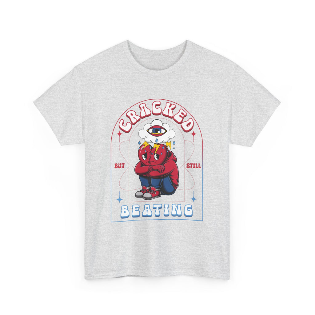 Cracked but still beating Tee