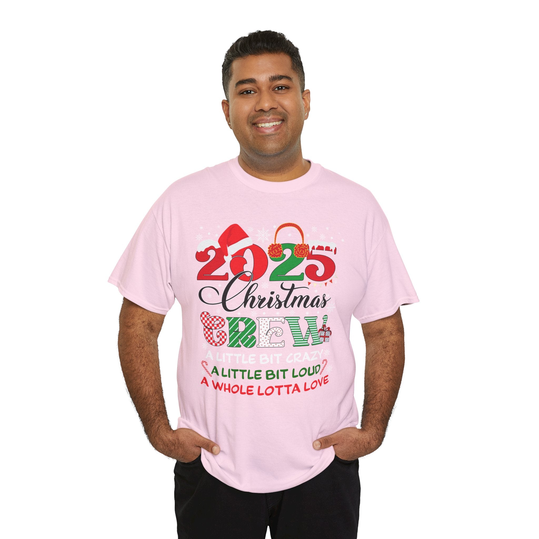Christmas Crew 2025 Unisex Cotton Tee