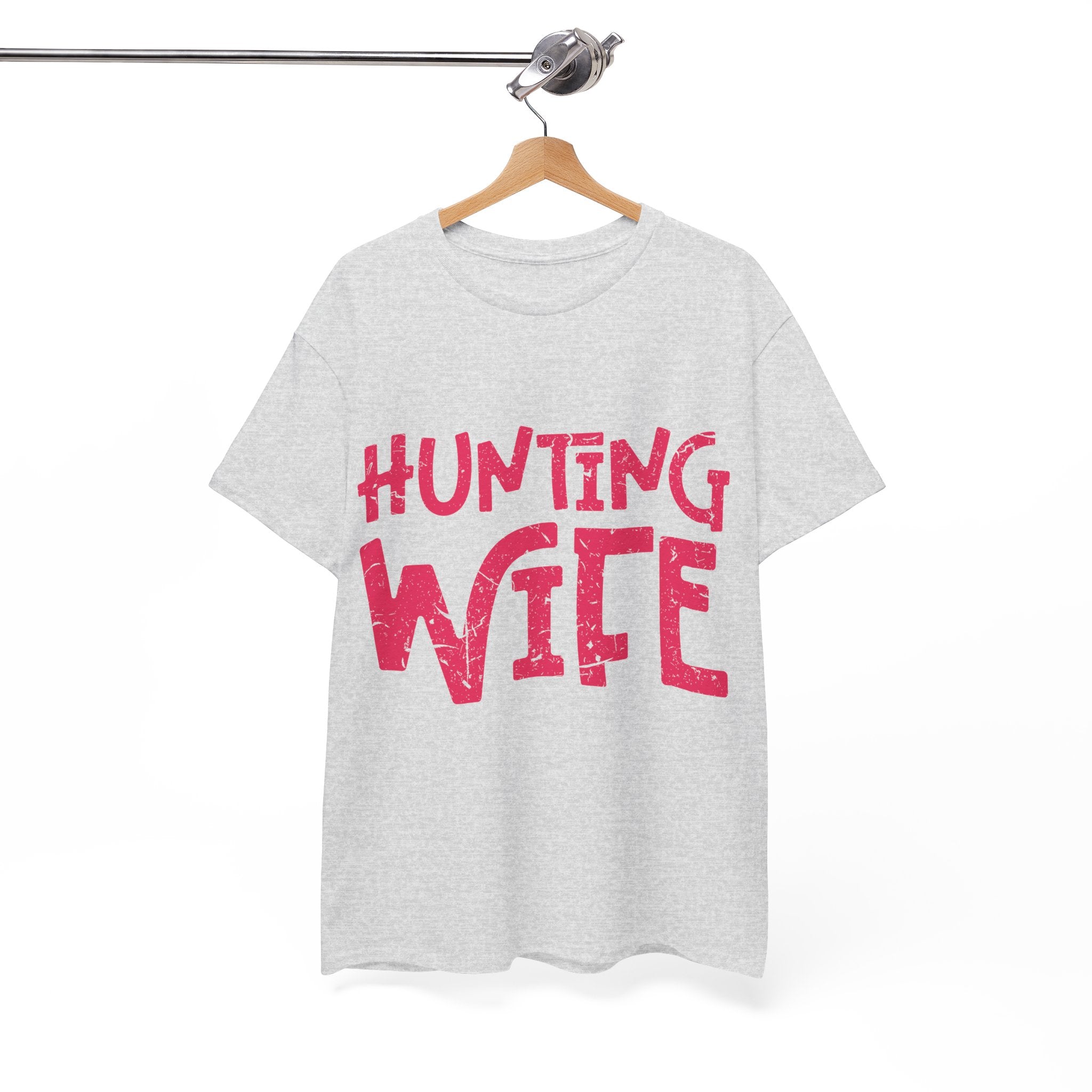 Hunting Season Vintage Badge T-Shirt — Rugged Orange Hunting Unisex Cotton Tee