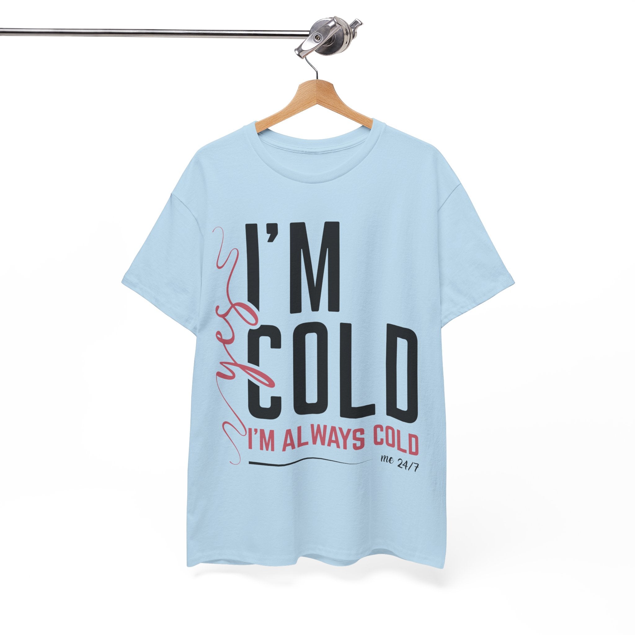 Pink Script Minimalist Unisex Cotton Tee