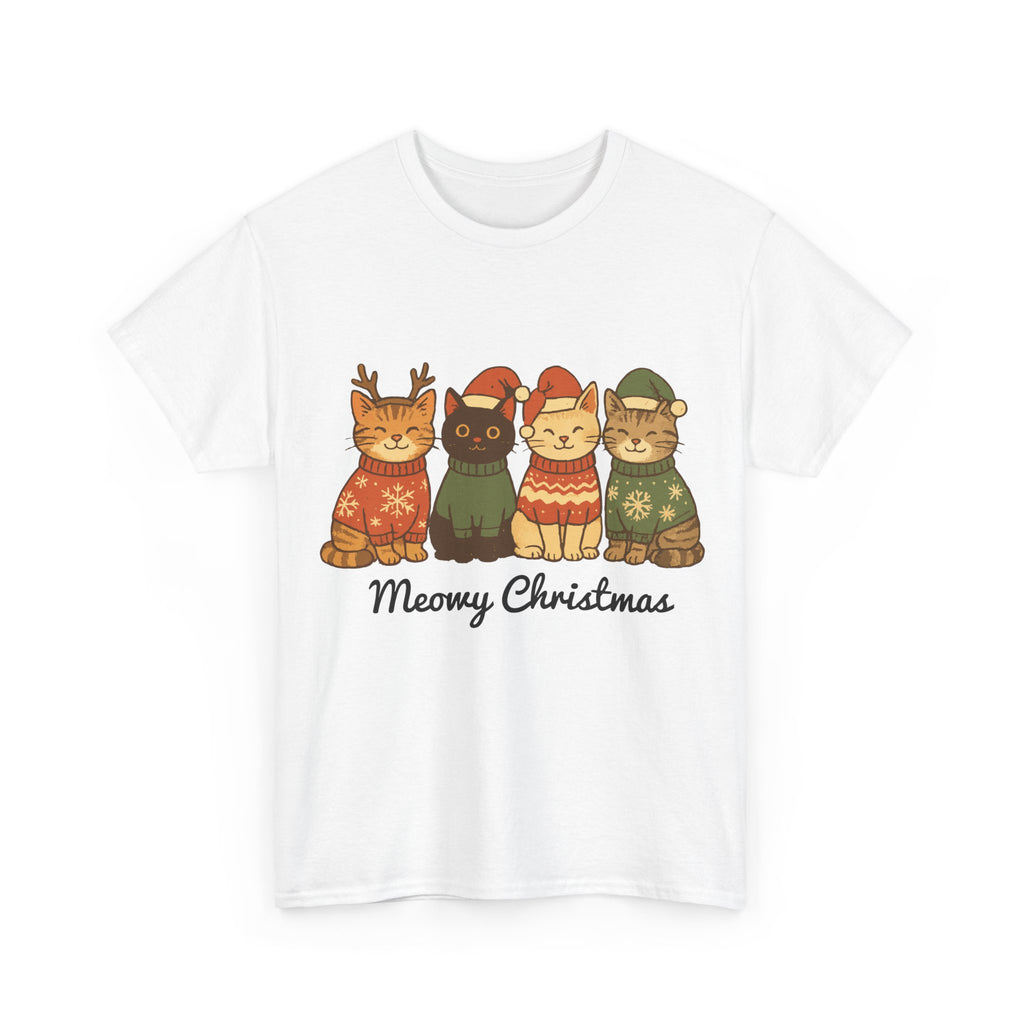 Christmas Cats Unisex Cotton Tee
