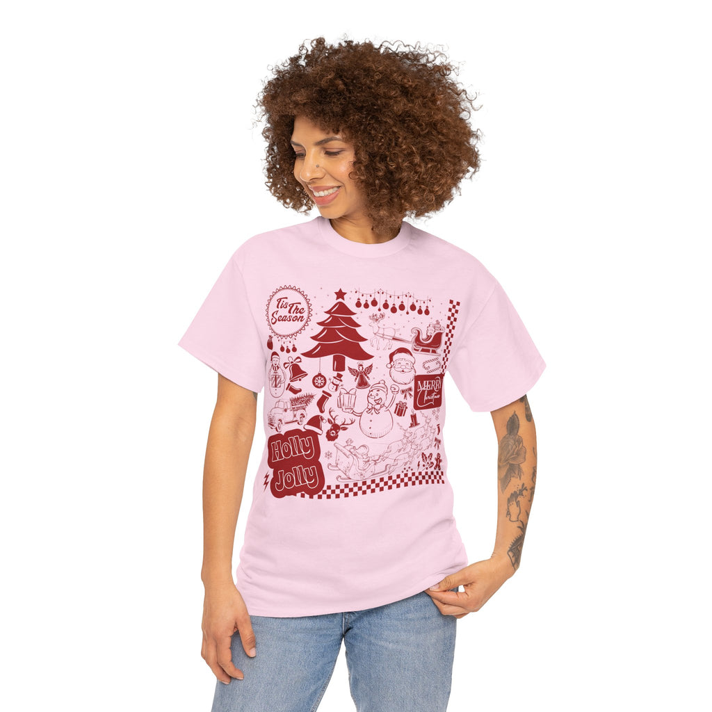 Christmas Festive Unisex Cotton T-shirt