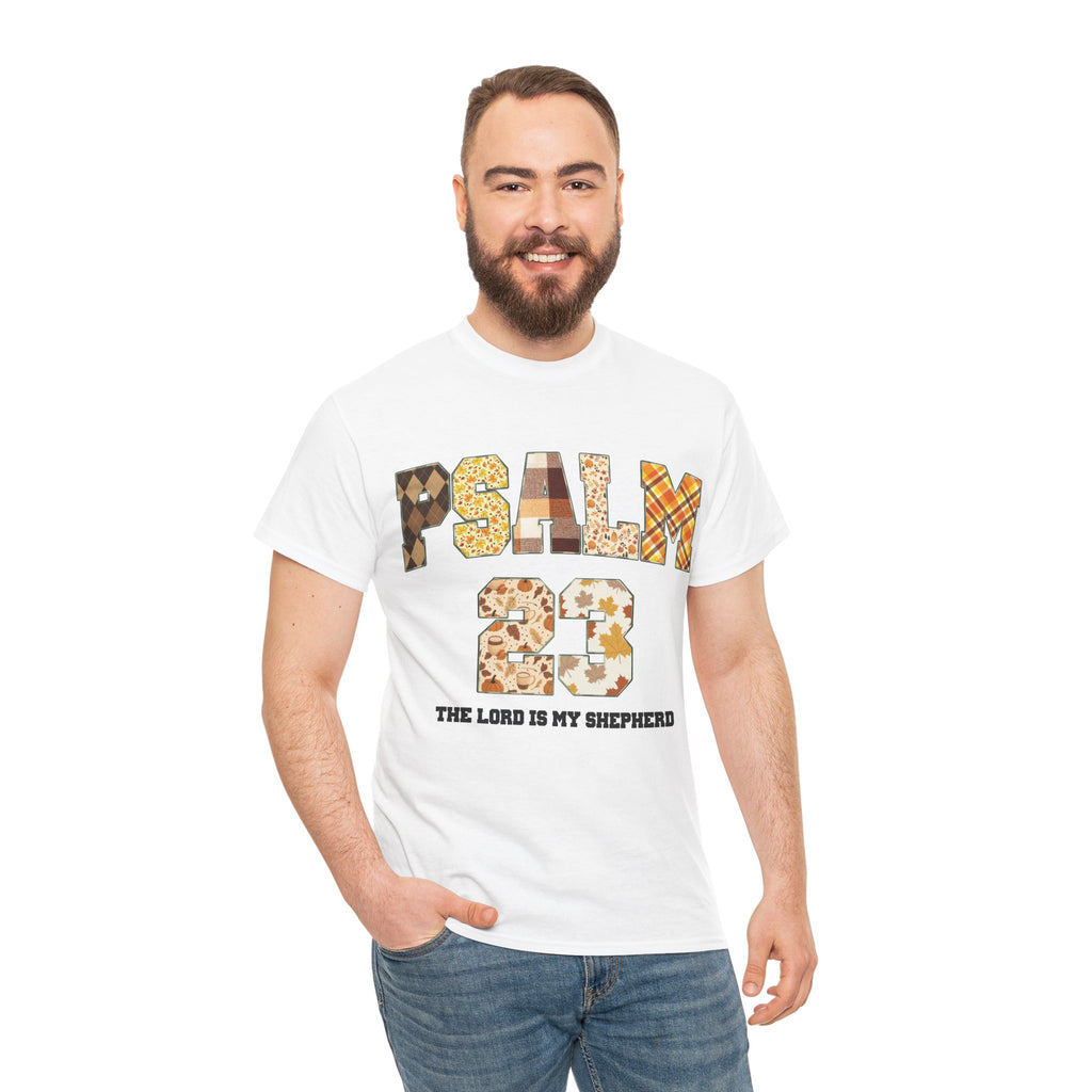 Psalm 23 Patchwork Unisex Cotton Tee