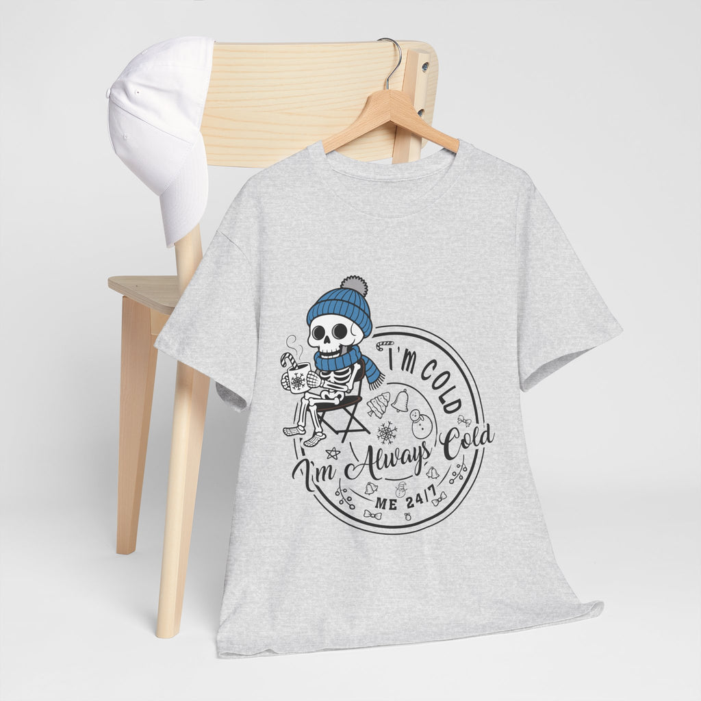 Cozy Skeleton Unisex Cotton Tee