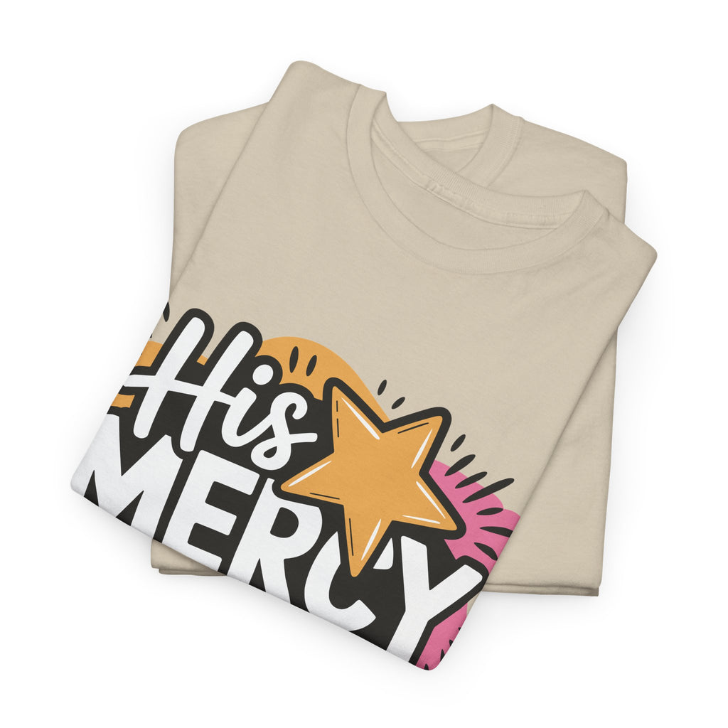 His Mercy Rewrote My Story Tee — Retro Christian Graphic T-Shirt
