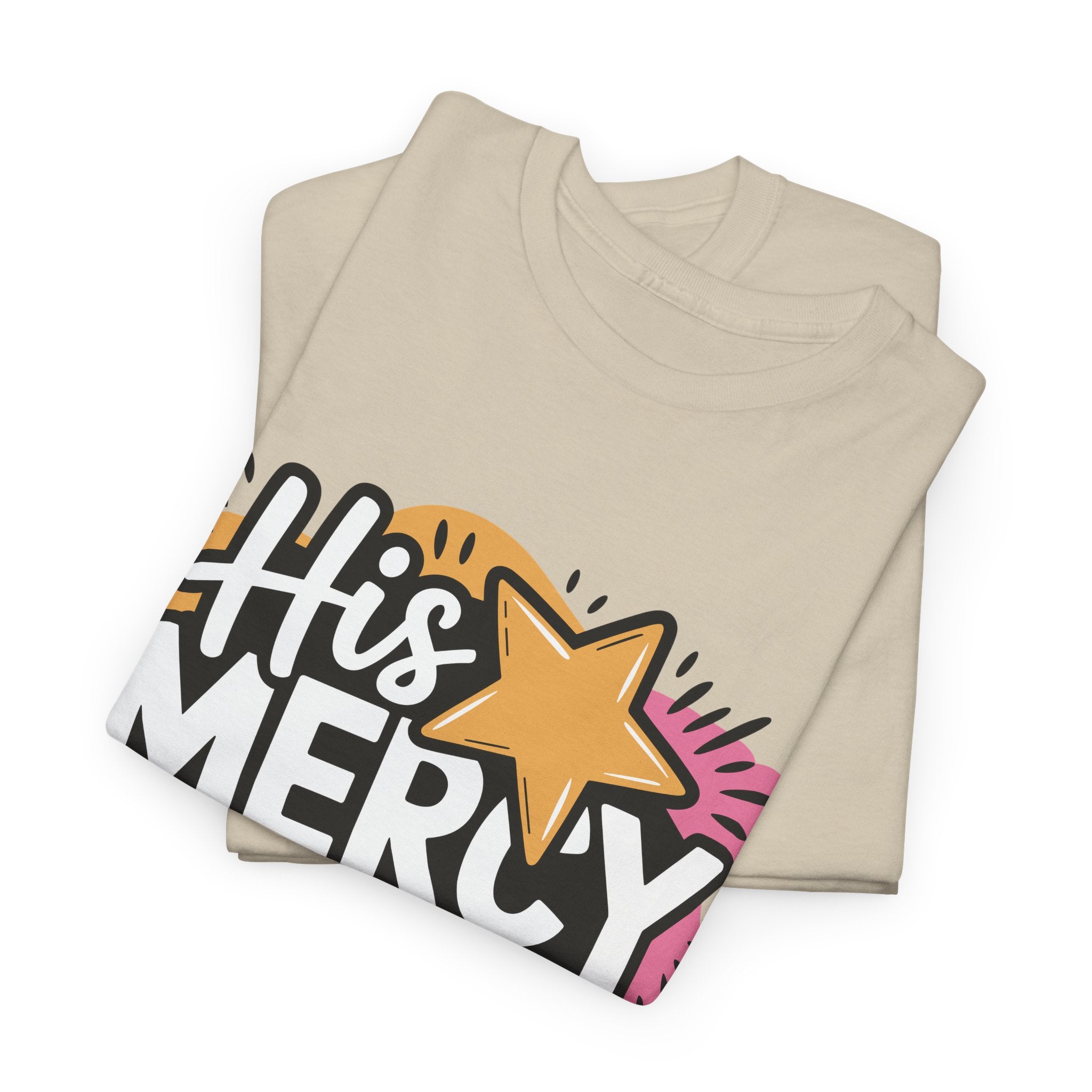 His Mercy Rewrote My Story Tee — Retro Christian Graphic T-Shirt