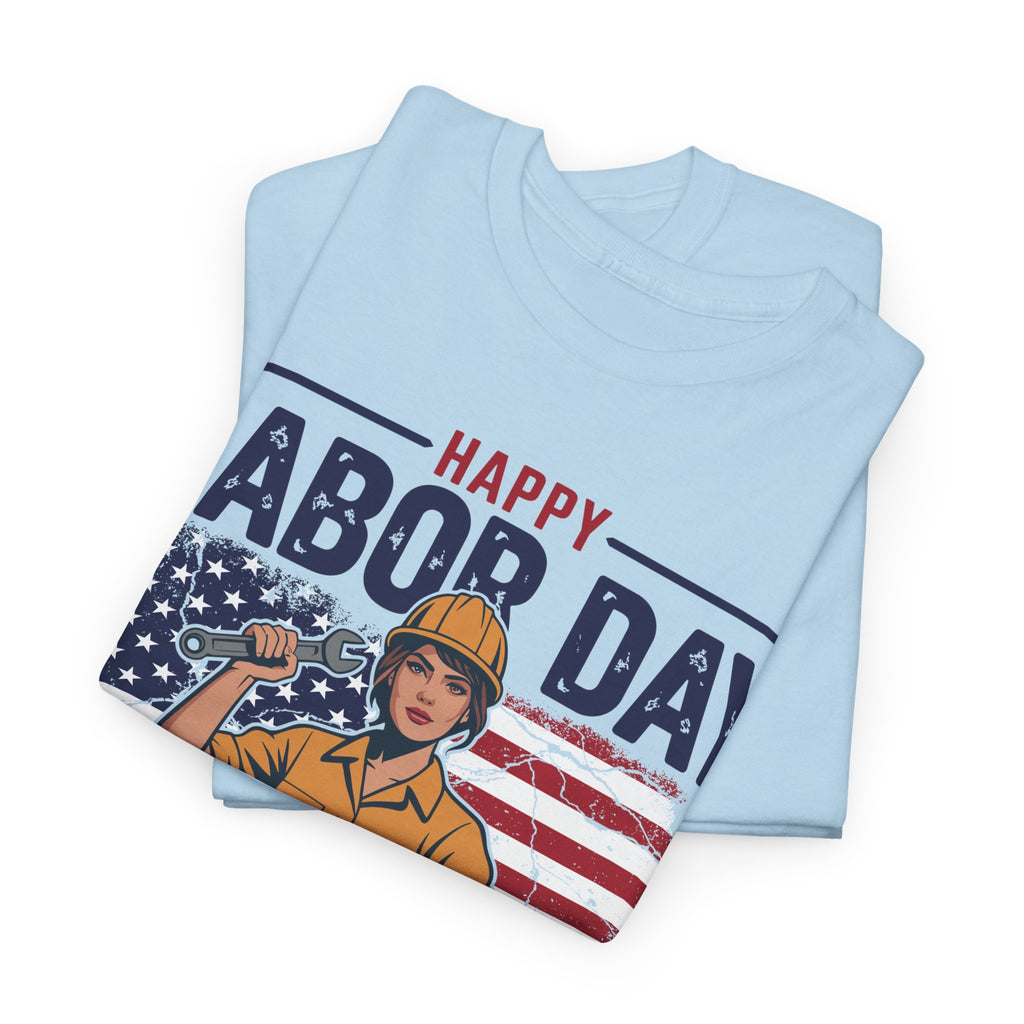 Happy US Labour Day T-Shirt - Unisex Heavy Cotton Tee