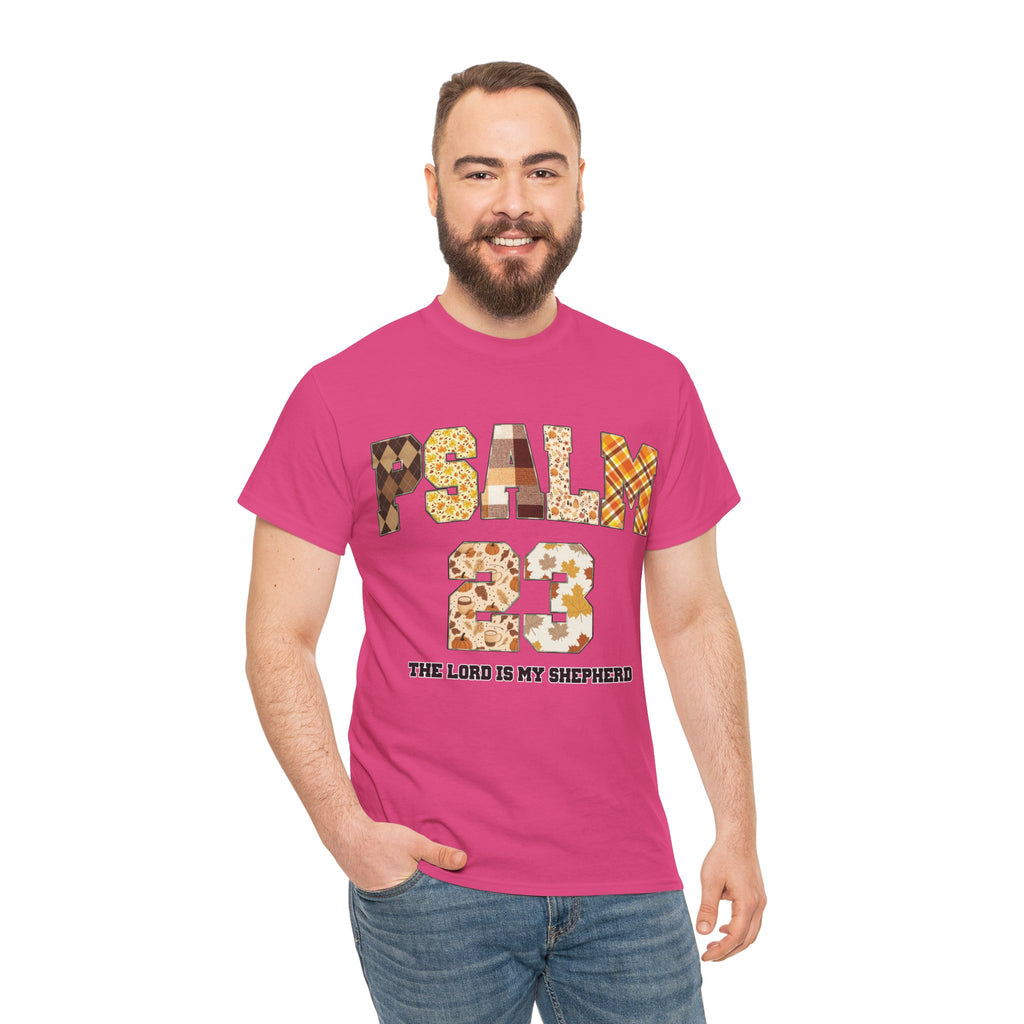 Psalm 23 Patchwork Unisex Cotton Tee