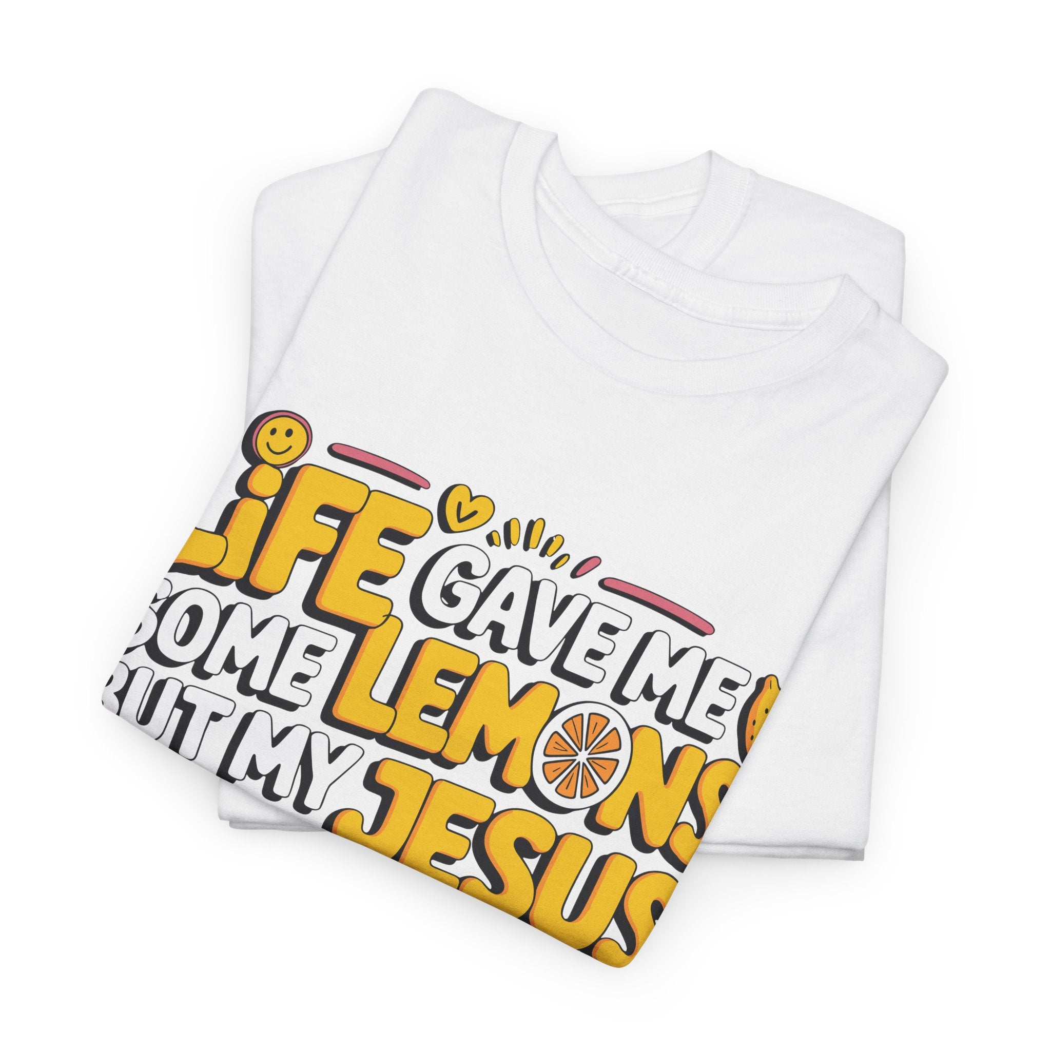 Christian Lemonade T-Shirt — “Life gave me some lemons but my Jesus he be makin’ lemonade”Unisex Cotton Tee