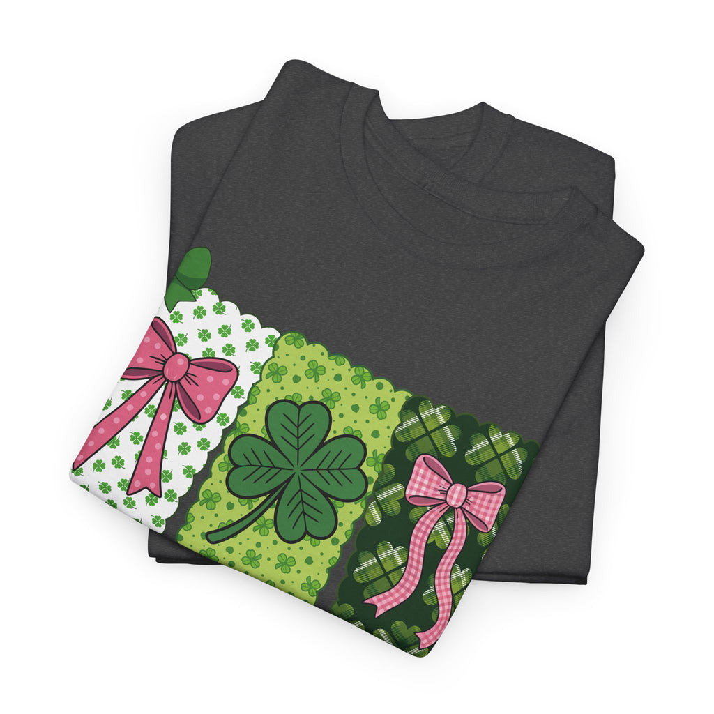 Lucky and Blessed Clover Unisex Cotton Tee