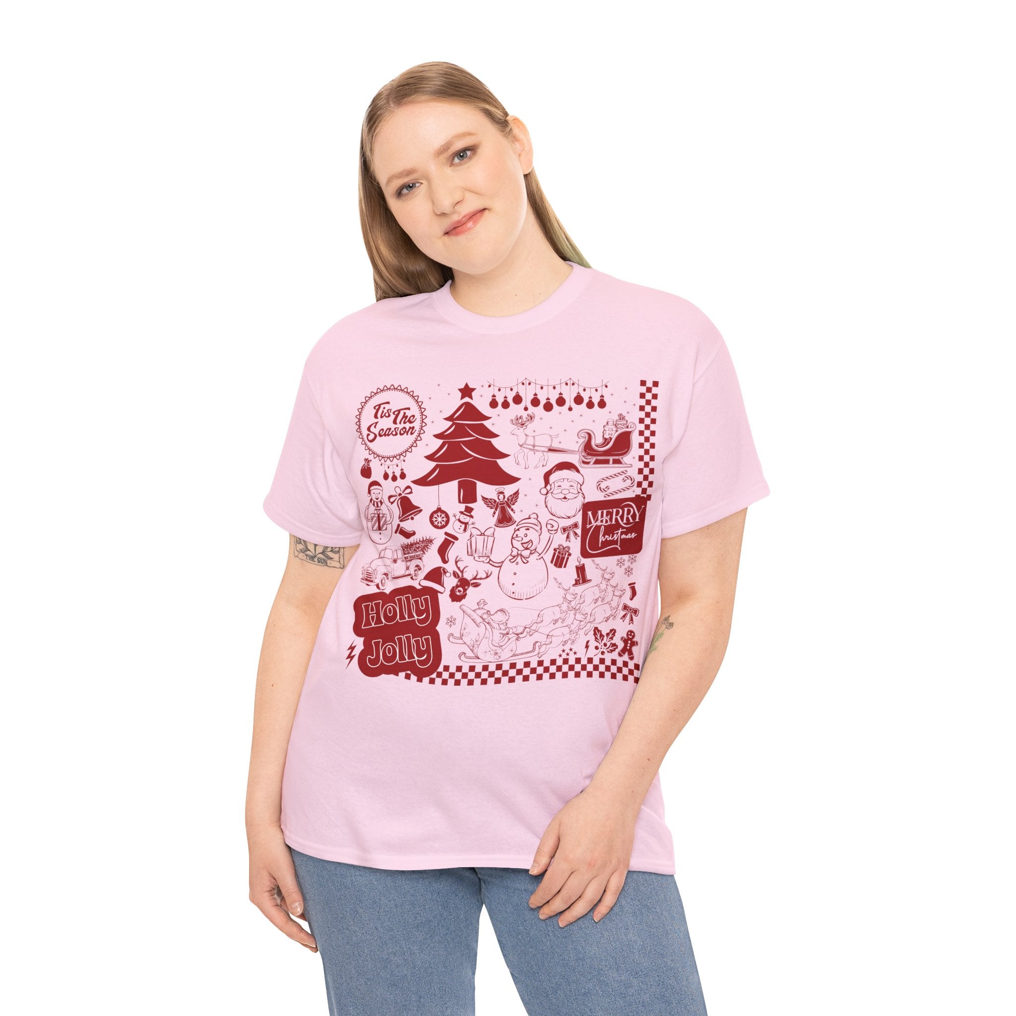 Christmas Festive Unisex Cotton T-shirt