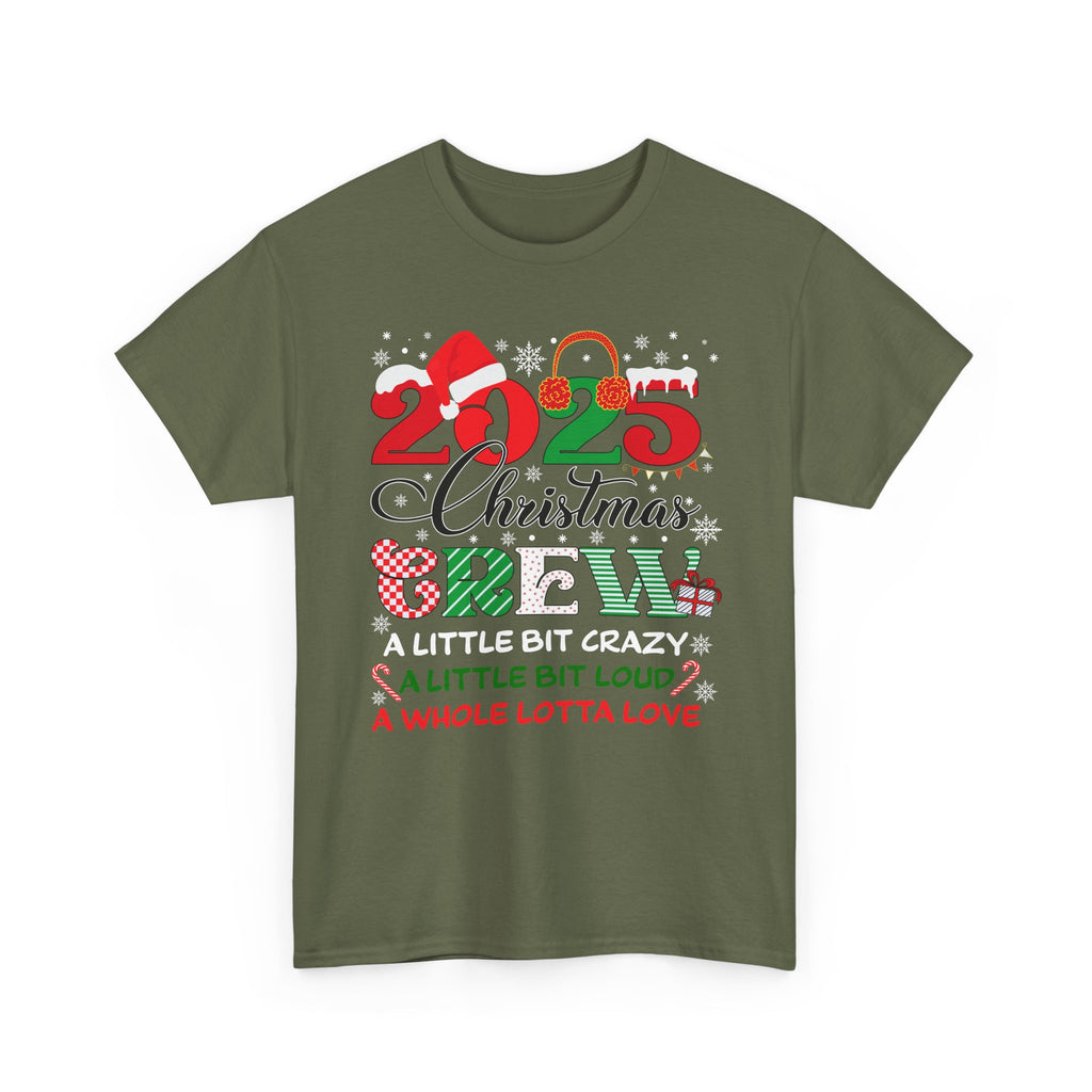 Christmas Crew 2025 Unisex Cotton Tee