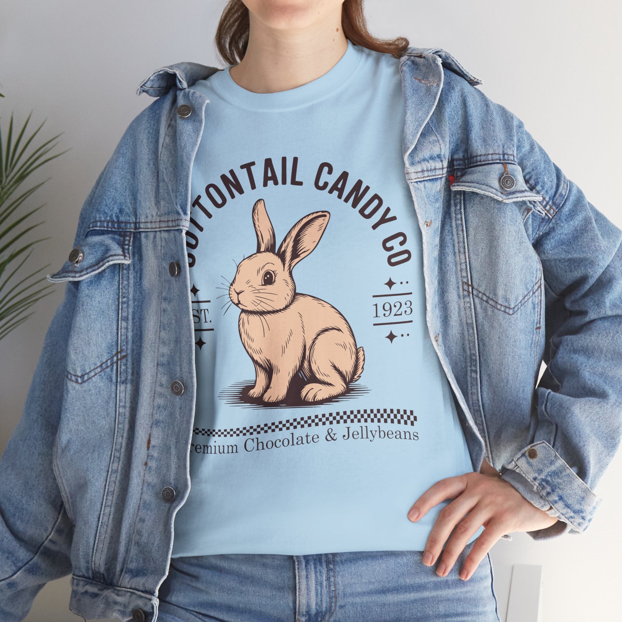 Cottontail Candy Co. Vintage Bunny Unisex Cotton Tee