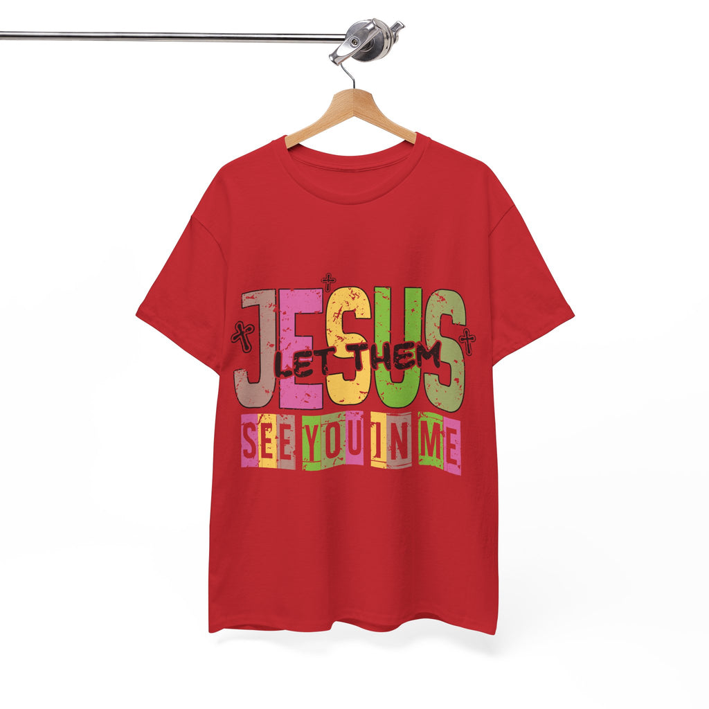 Jesus ‘See You In Me’ Distressed Pastel Unisex Cotton T-Shirt