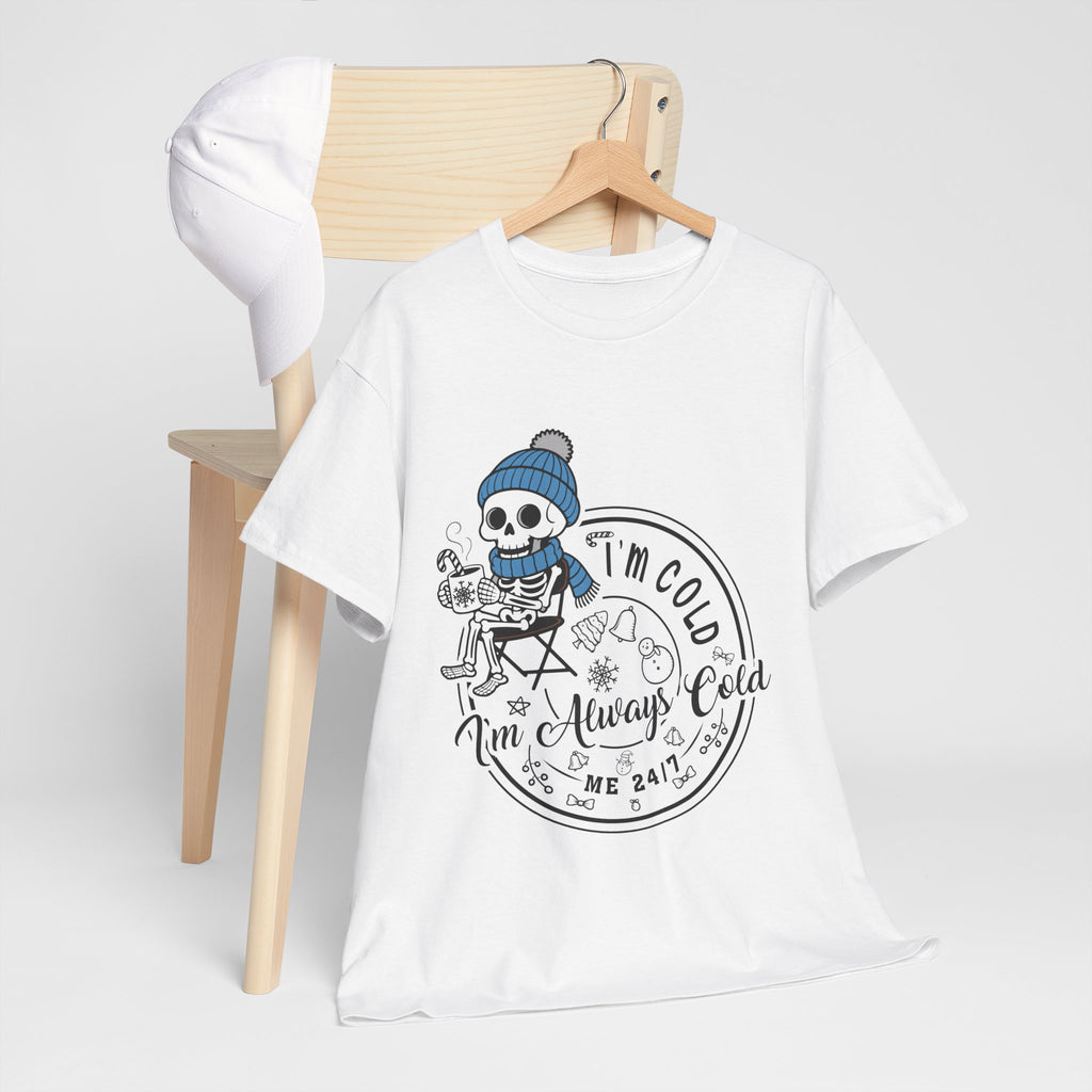 Cozy Skeleton Unisex Cotton Tee