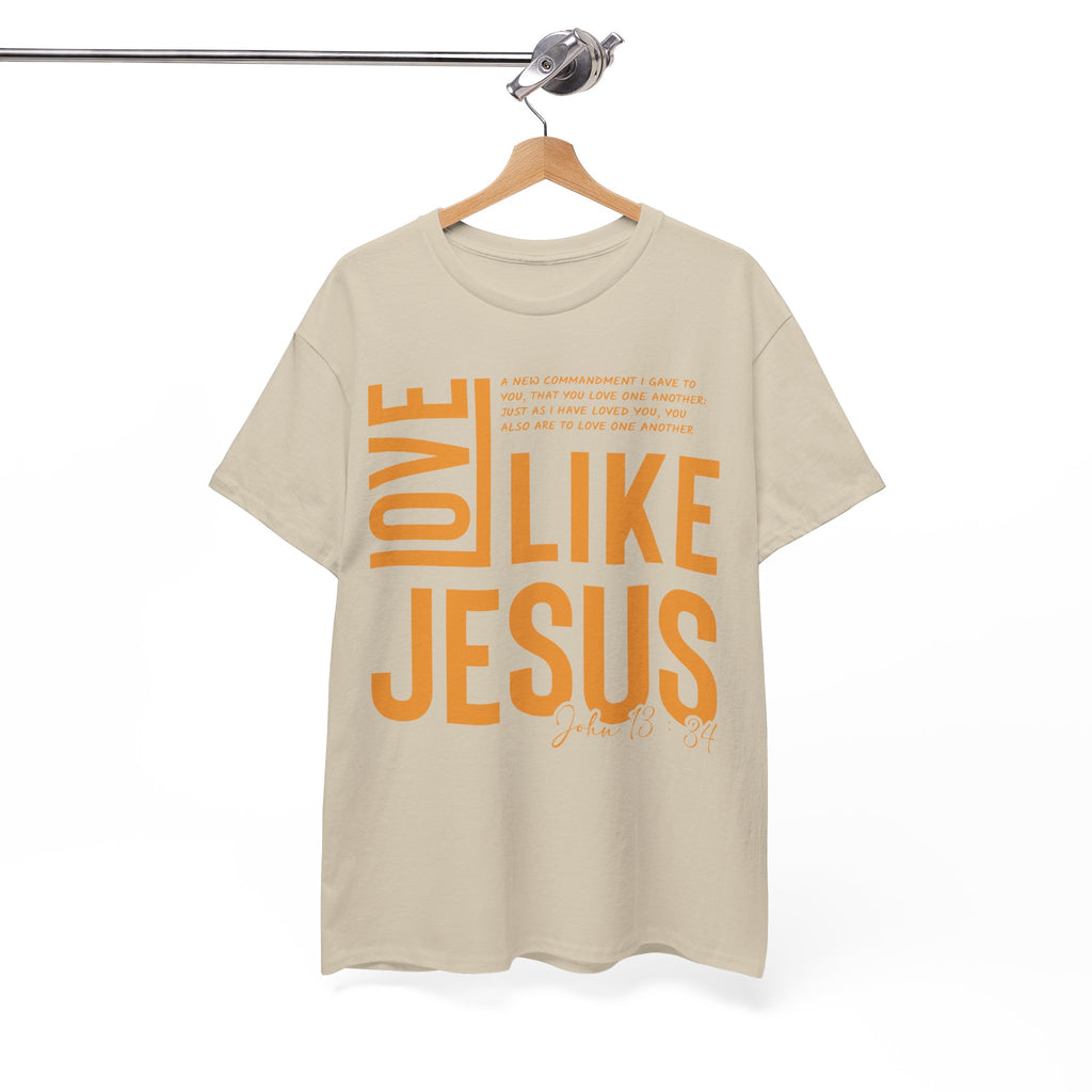 Love Like Jesus T-Shirt — John 13:34 Christian Unisex Cotton Tee