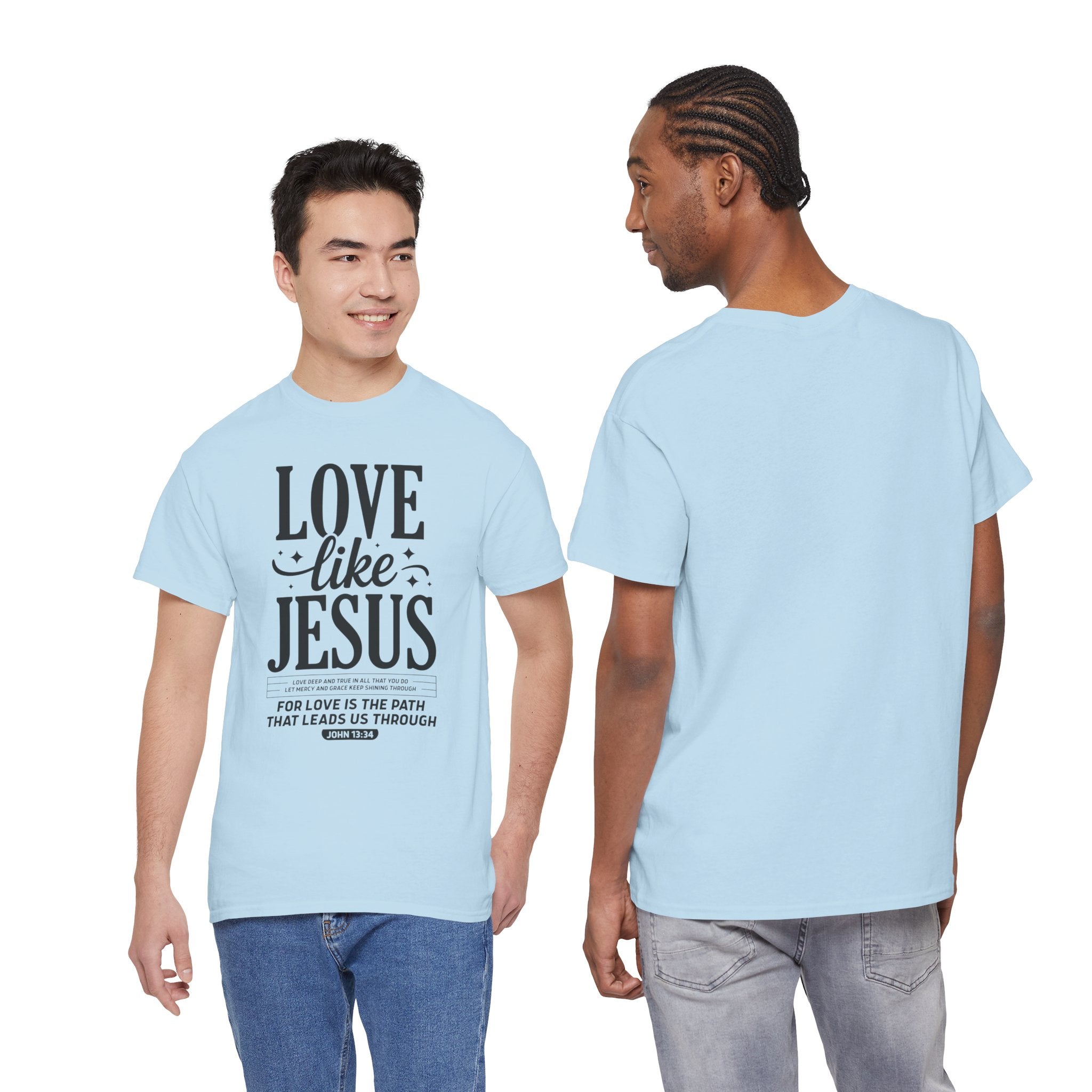 Love Like Jesus Tee — John 13:34 Faith-Inspired Christian Unisex Cotton T-Shirt