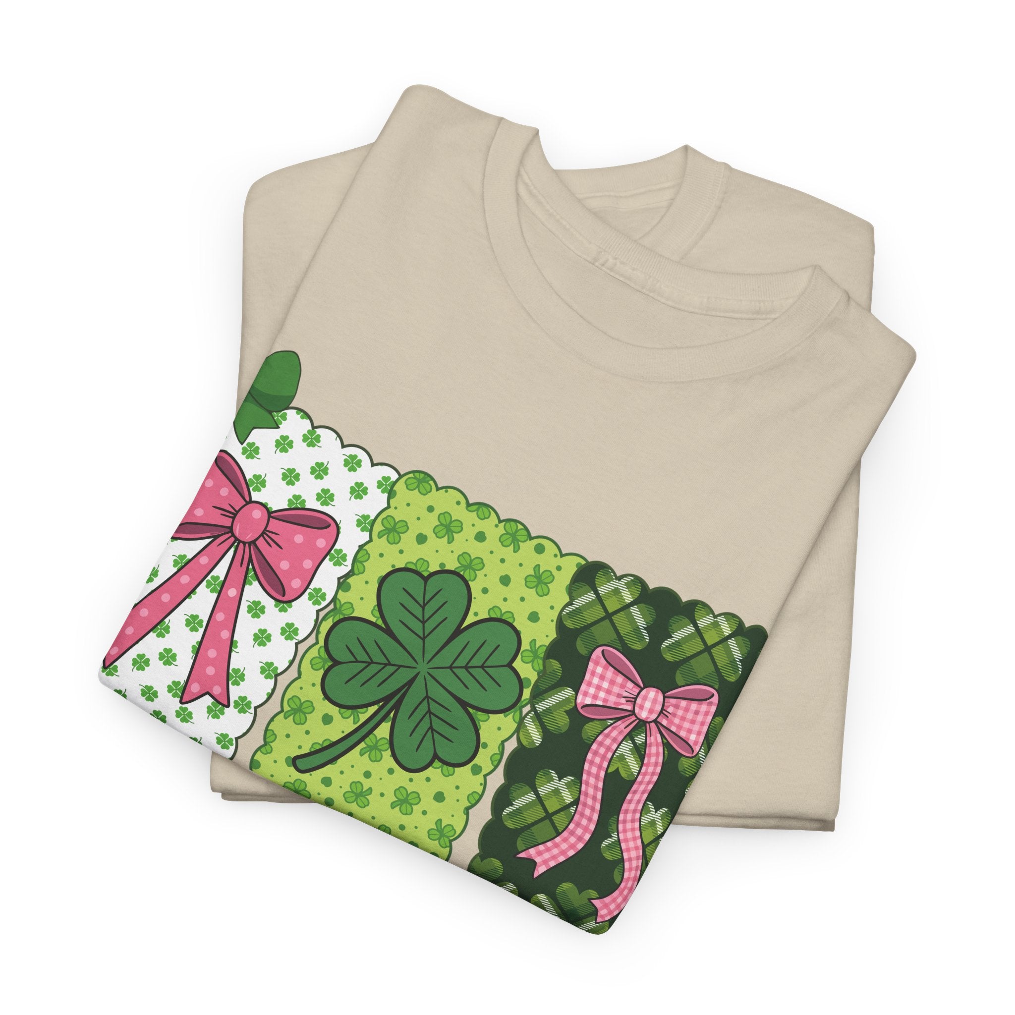 Lucky and Blessed Clover Unisex Cotton Tee