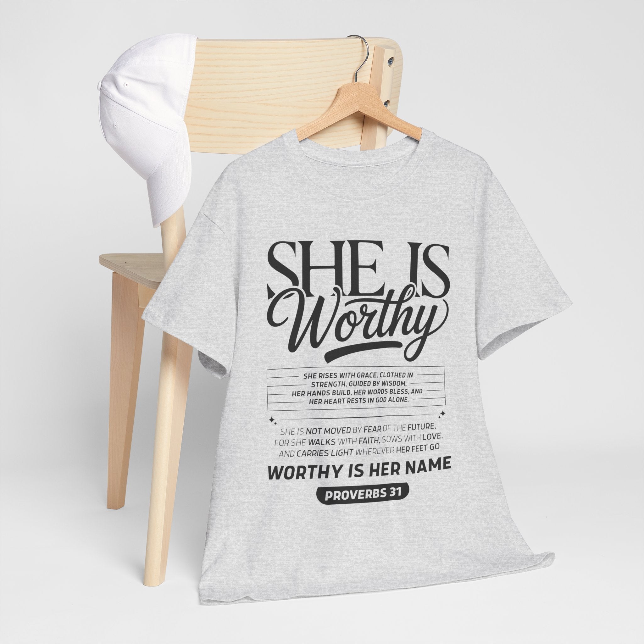 Vintage Black & White Christian Faith Tee — Heartfelt Scripture Quote Unisex Cotton Tee