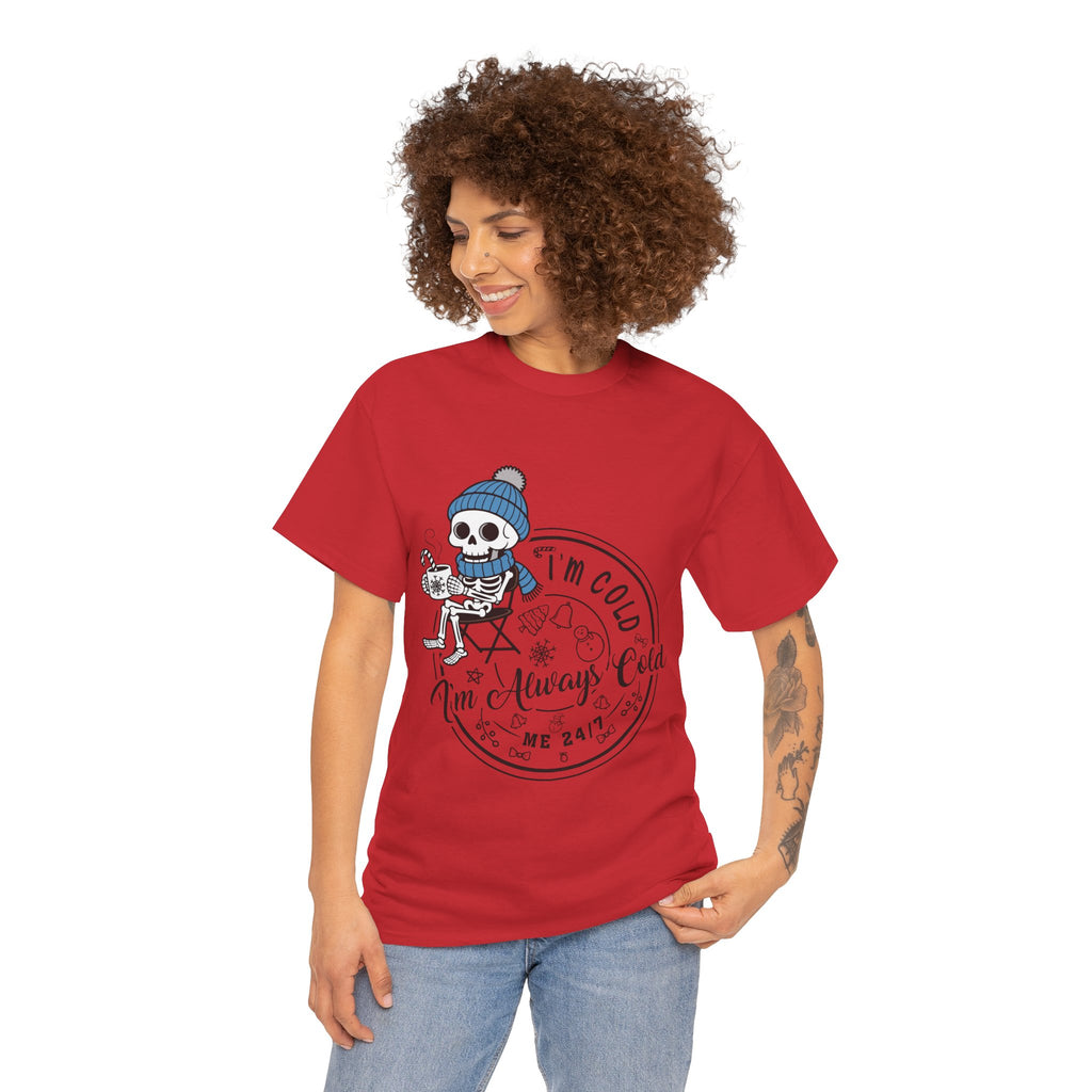 Cozy Skeleton Unisex Cotton Tee