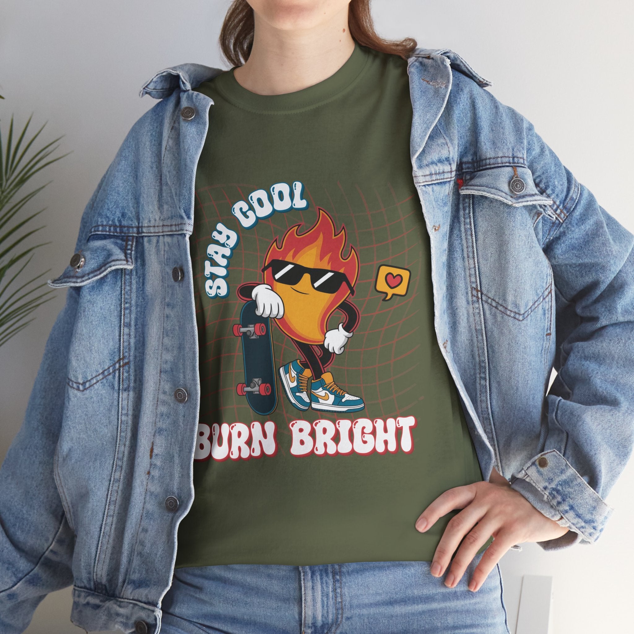 Stay Cool Burn Bright Unisex Tee
