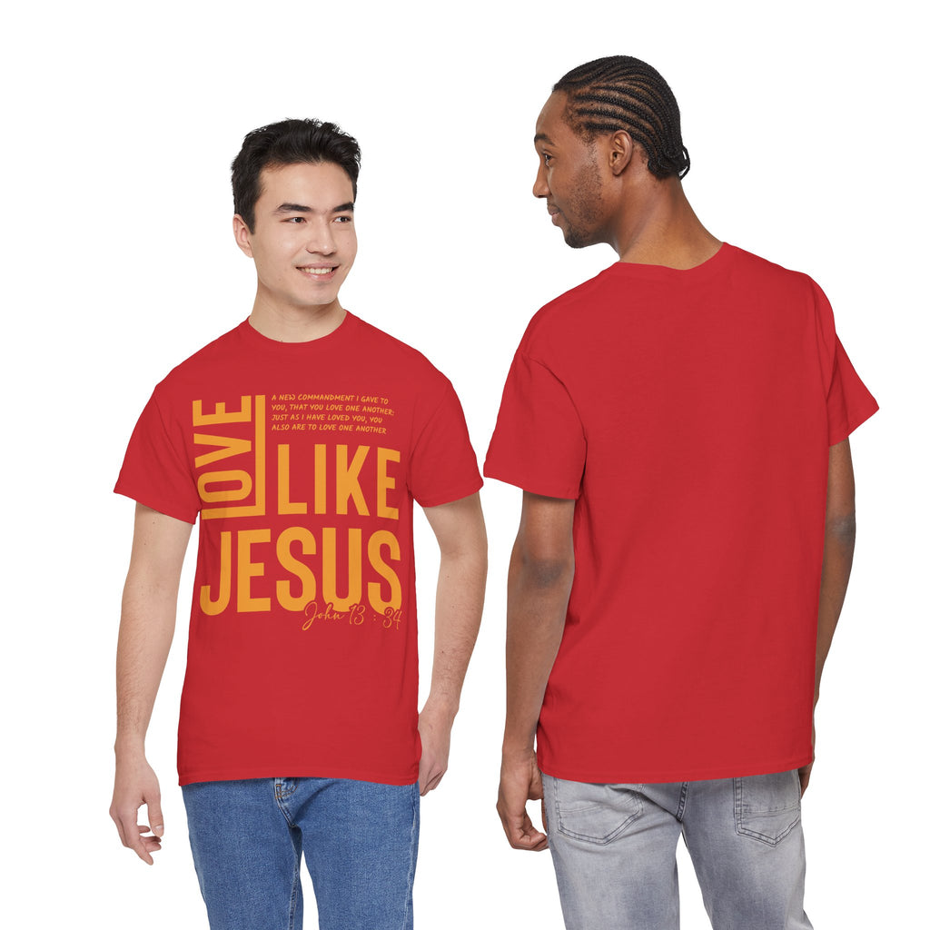 Love Like Jesus T-Shirt — John 13:34 Christian Unisex Cotton Tee