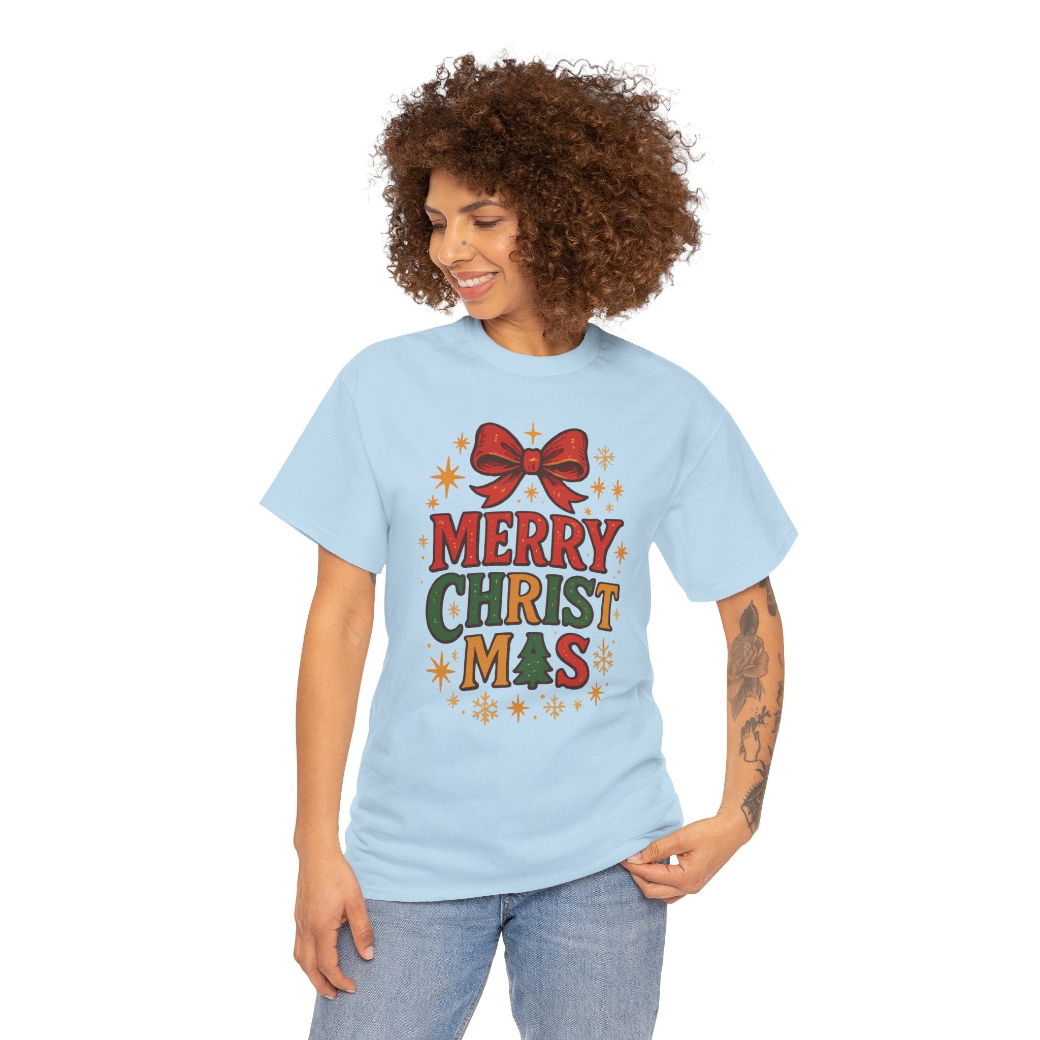 Merry Christmas Unisex Cotton Tee