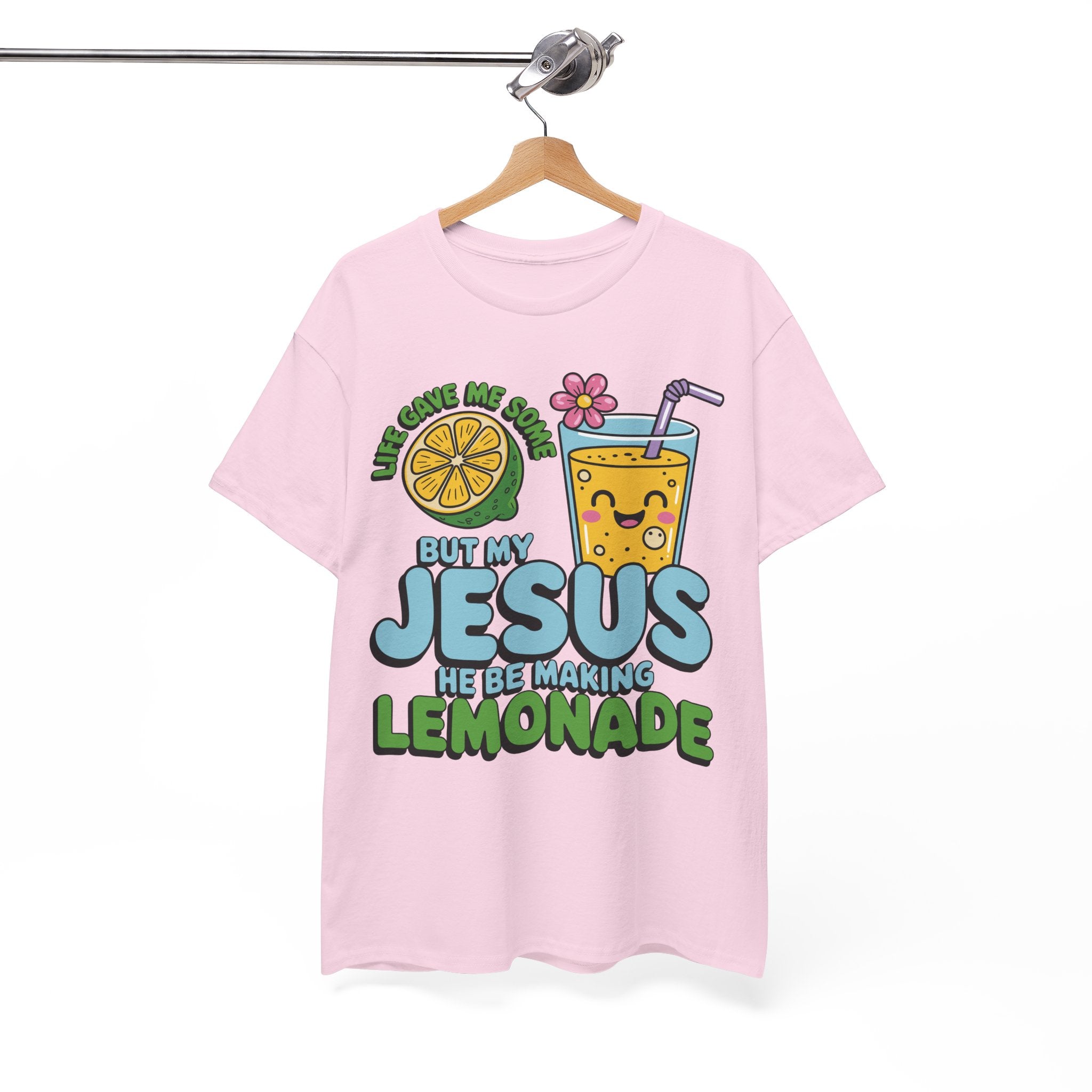 Christian Lemonade T‑Shirt — "Life Gave Me Some Lemons, My Jesus Makes Lemonade"Unisex Cotton Tee