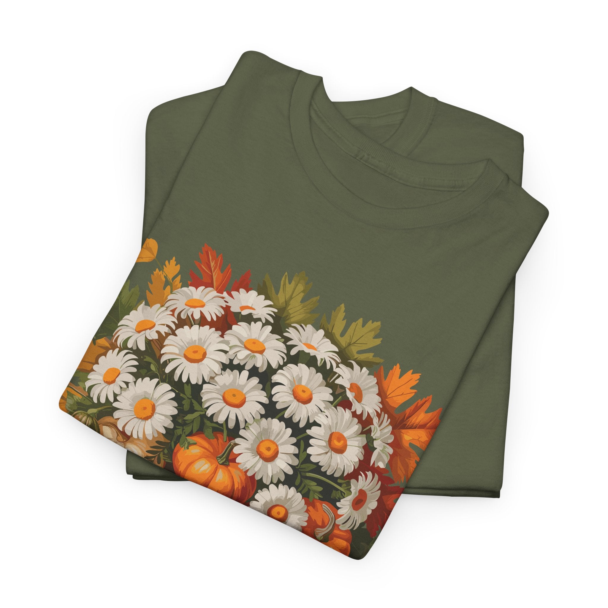 I Will Praise Him In Every Season Fall Floral Unisex Cotton Tee