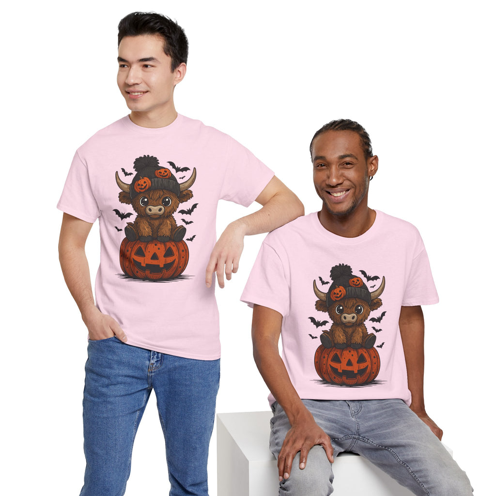Halloween Cow Unisex Cotton Tshirt