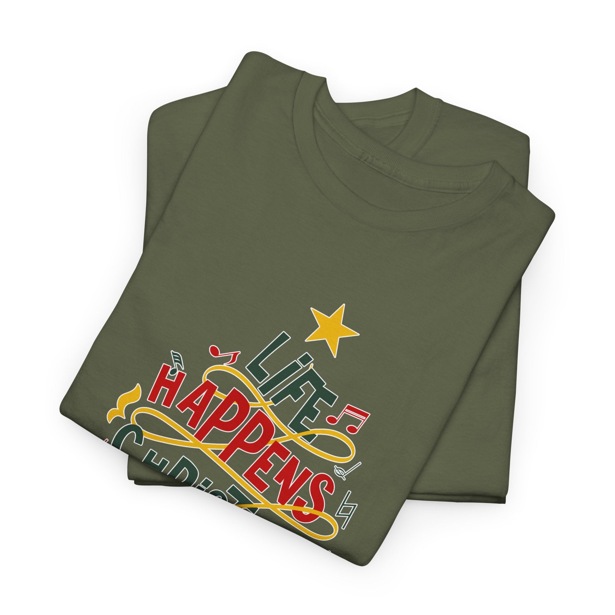 Christmas Music Tree Unisex Cotton Tee